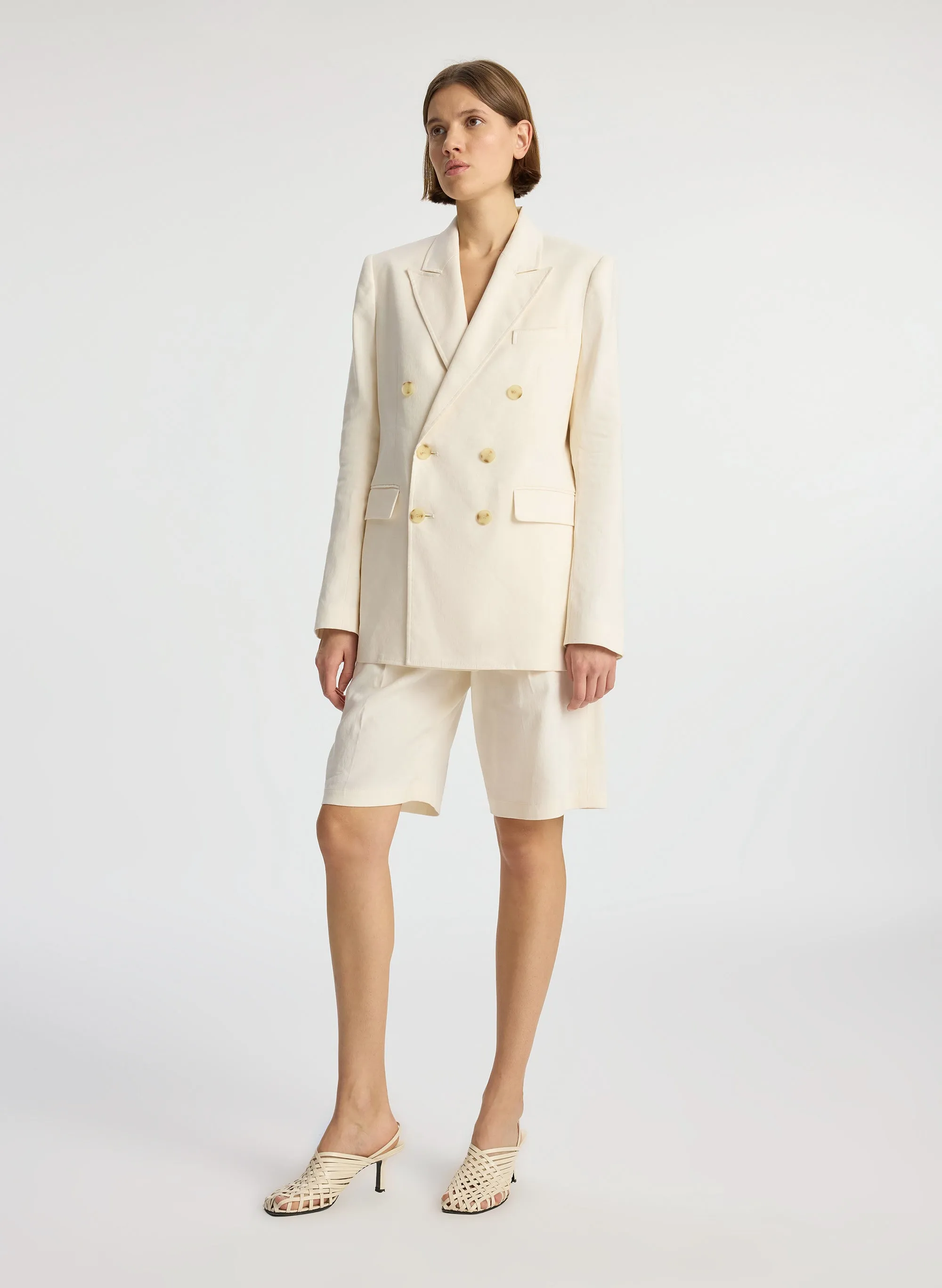 Declan Stretch Linen Jacket sold by A.L.C. product image thumbnail 5