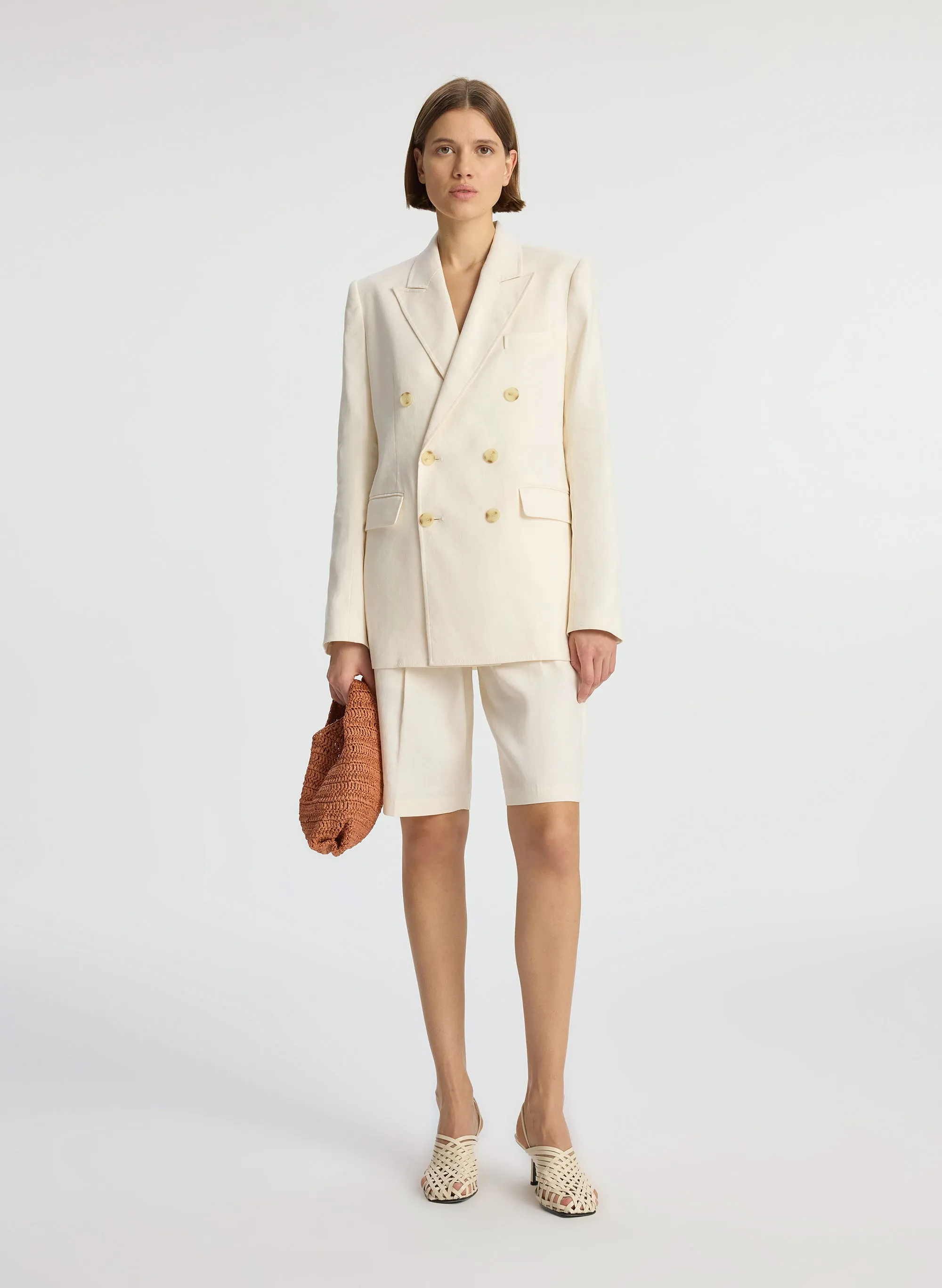Declan Stretch Linen Jacket sold by A.L.C. product image thumbnail 3