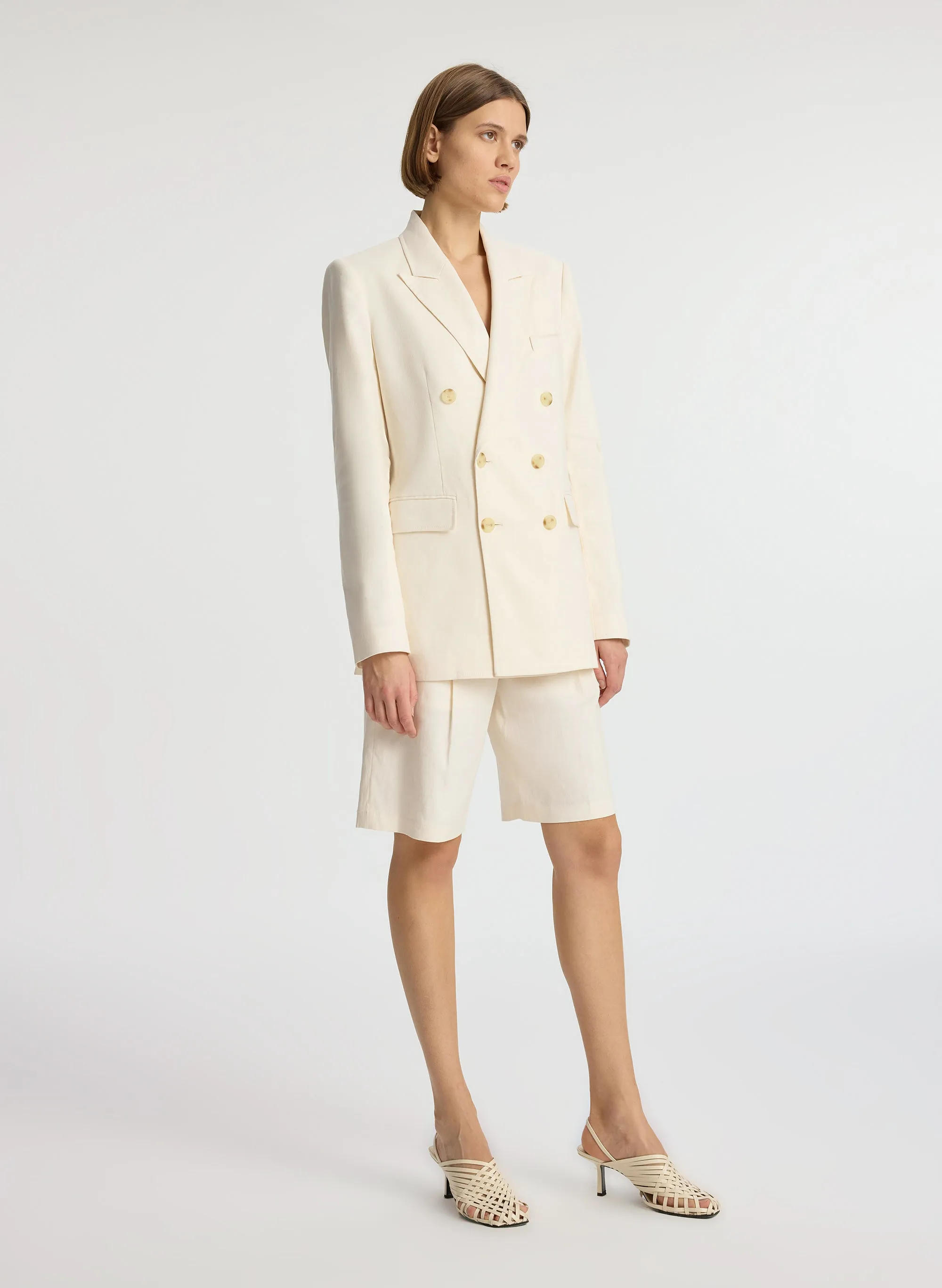 Declan Stretch Linen Jacket sold by A.L.C. product image thumbnail 4