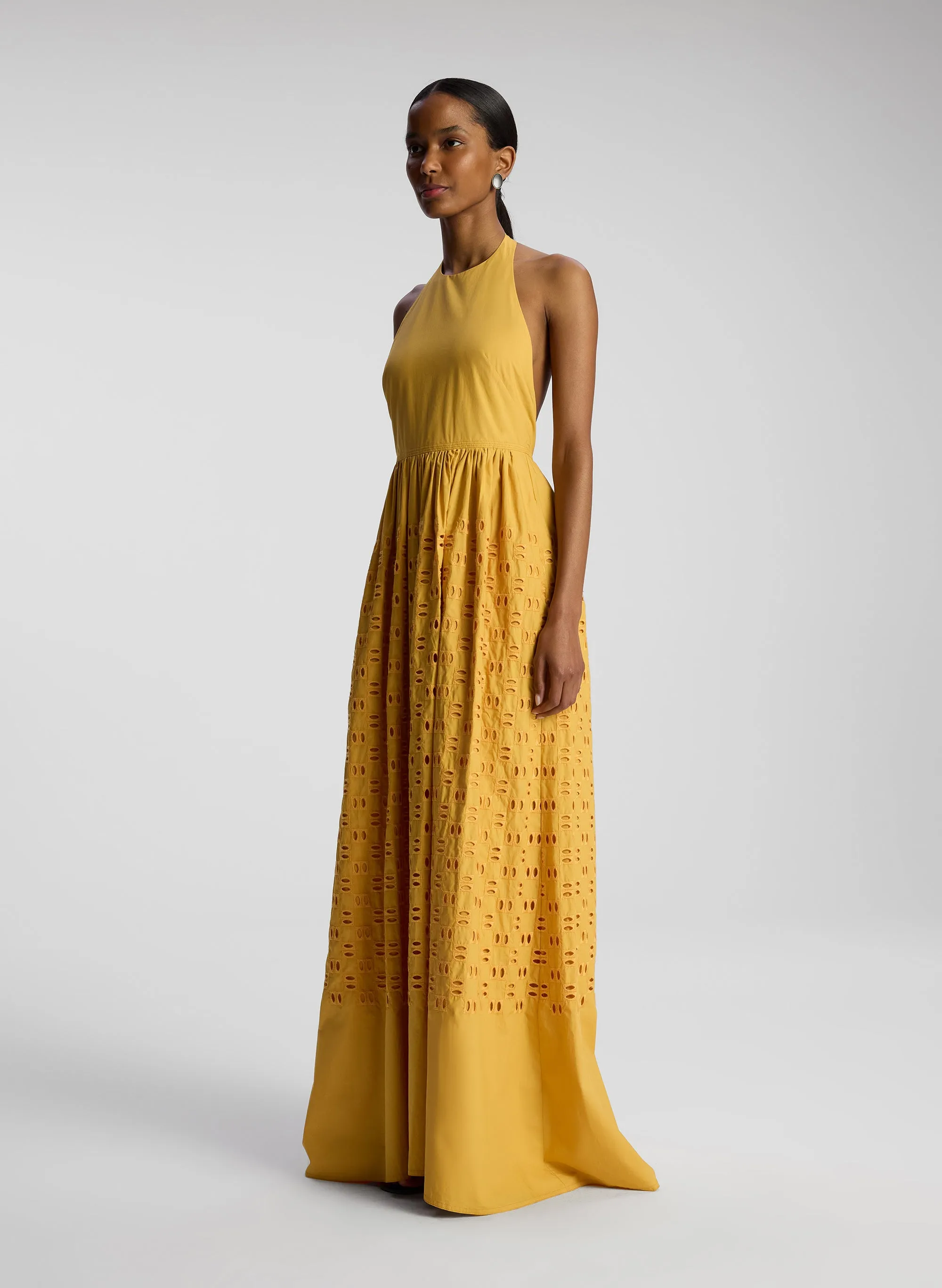 Blair Cotton Eyelet Maxi Dress sold by A.L.C. product image thumbnail 4
