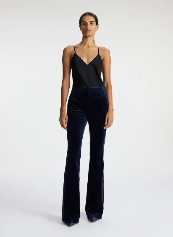 Sophie II Velvet Tuxedo Pant sold by A.L.C.