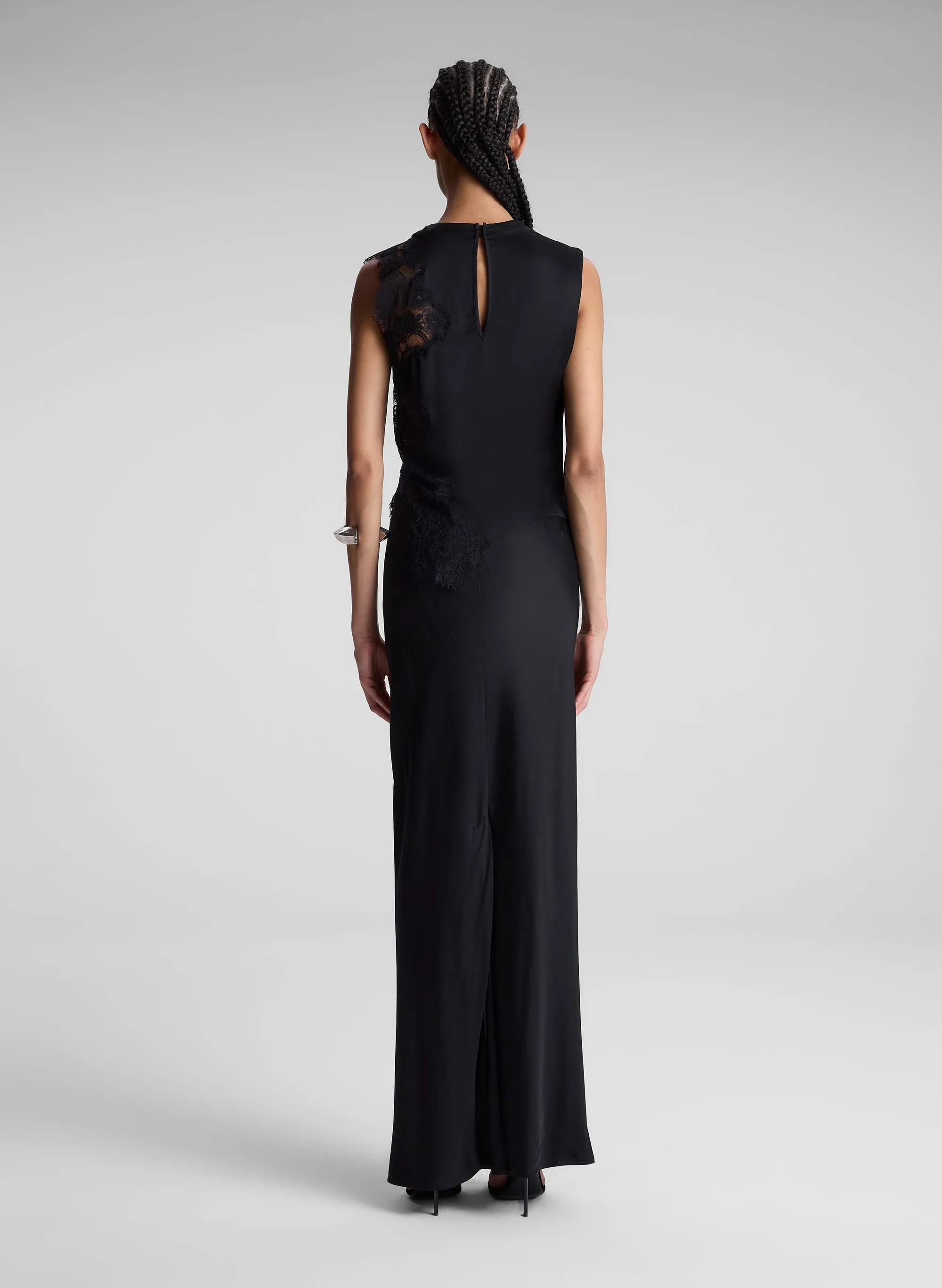 Greta Satin Maxi Skirt sold by A.L.C. product image thumbnail 5