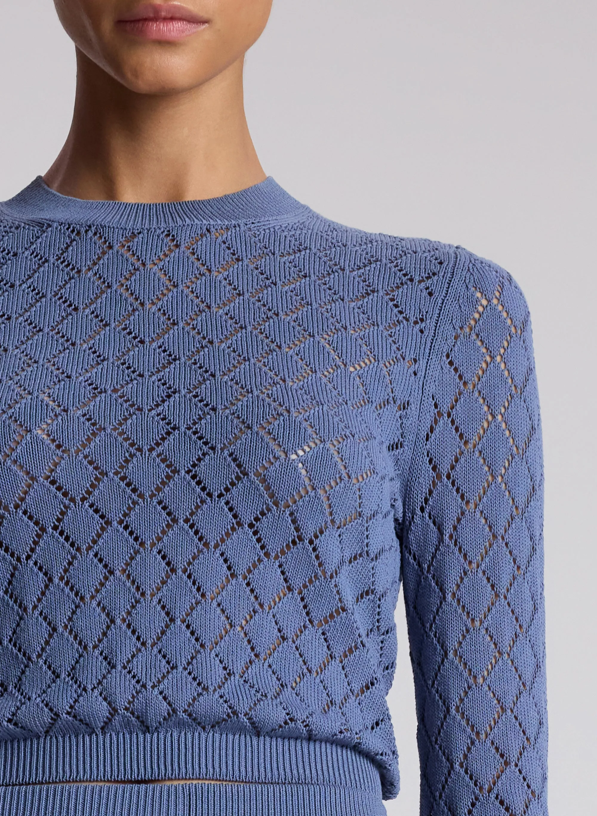 Brandi Pointelle Knit Top sold by A.L.C. product image thumbnail 2