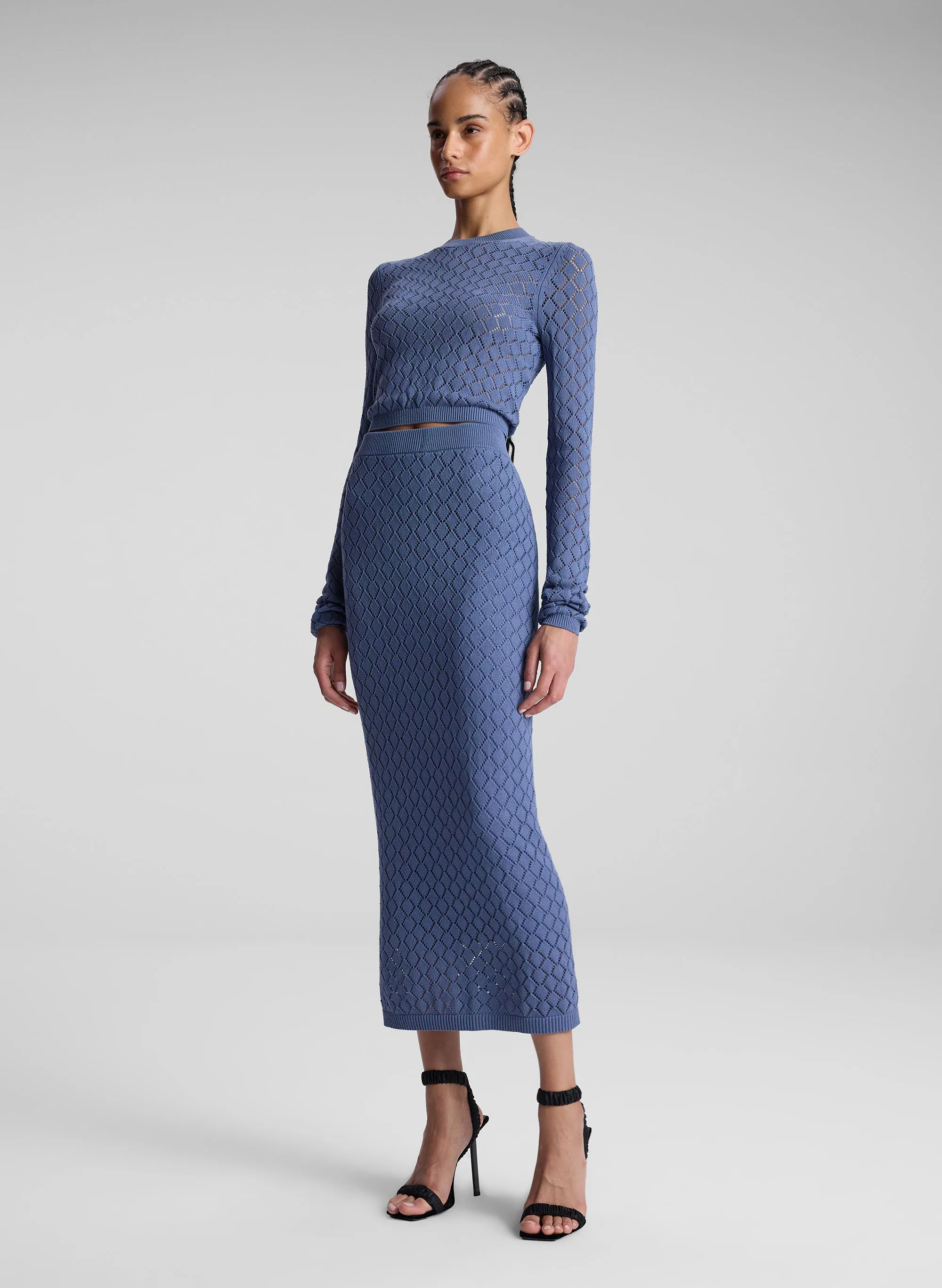 Brandi Pointelle Knit Top sold by A.L.C. product image thumbnail 4