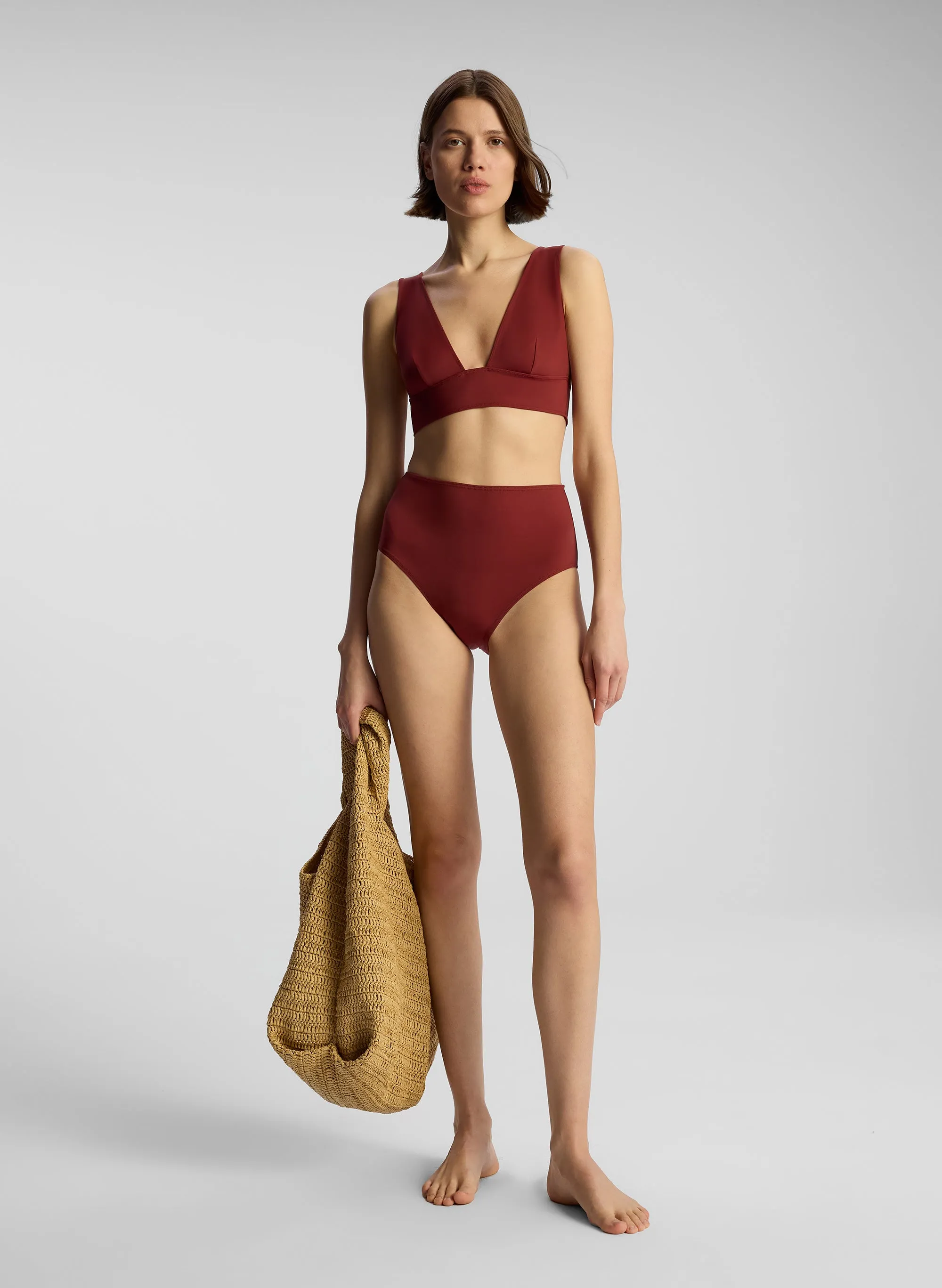 Isla High Waist Bikini Bottom sold by A.L.C.