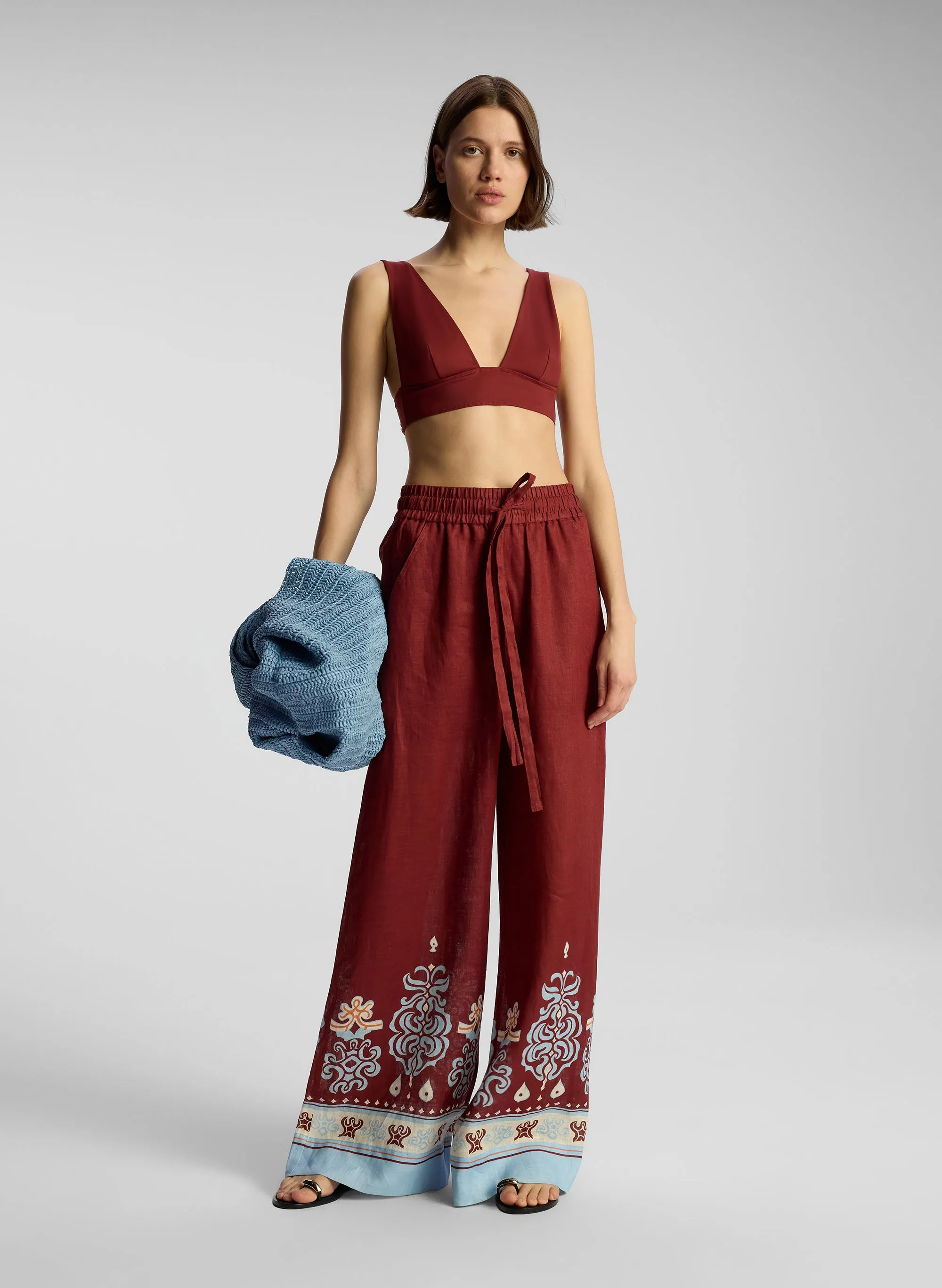 Emmett Linen Pant sold by A.L.C. product image thumbnail 4