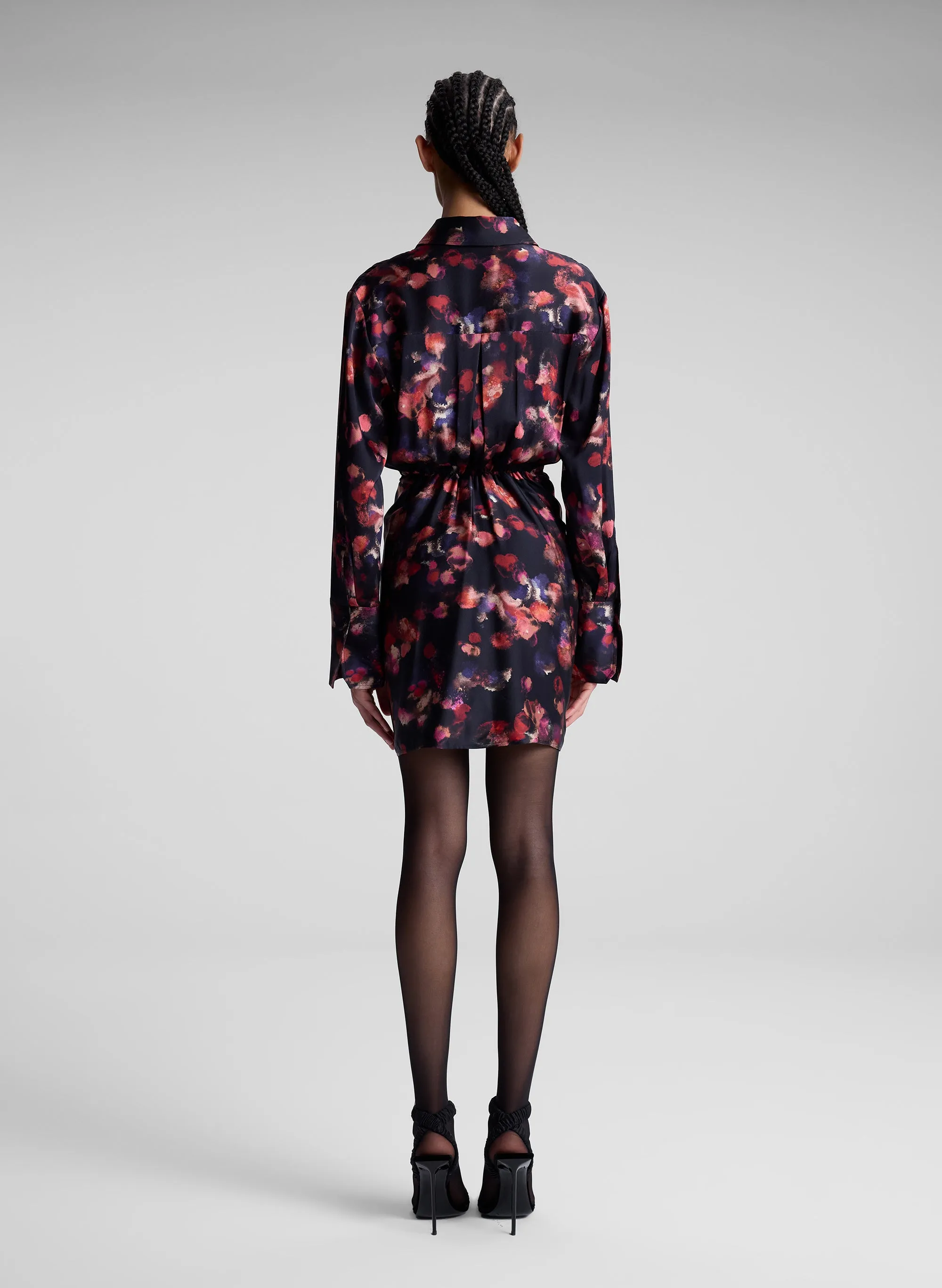 Mia Stretch Silk Mini Shirtdress sold by A.L.C. product image thumbnail 5