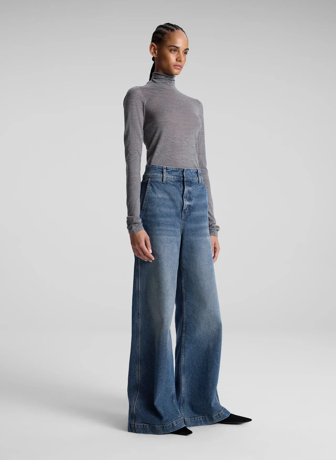 Grant Stretch Wide Leg Jean sold by A.L.C. product image thumbnail 3