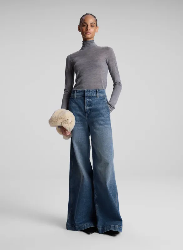 Grant Stretch Wide Leg Jean sold by A.L.C.