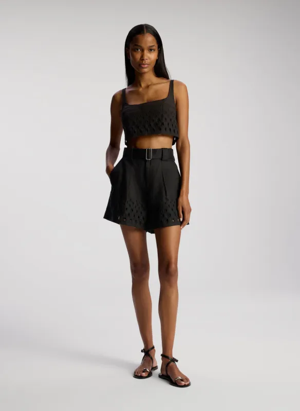 Sky Eyelet Linen Top sold by A.L.C.