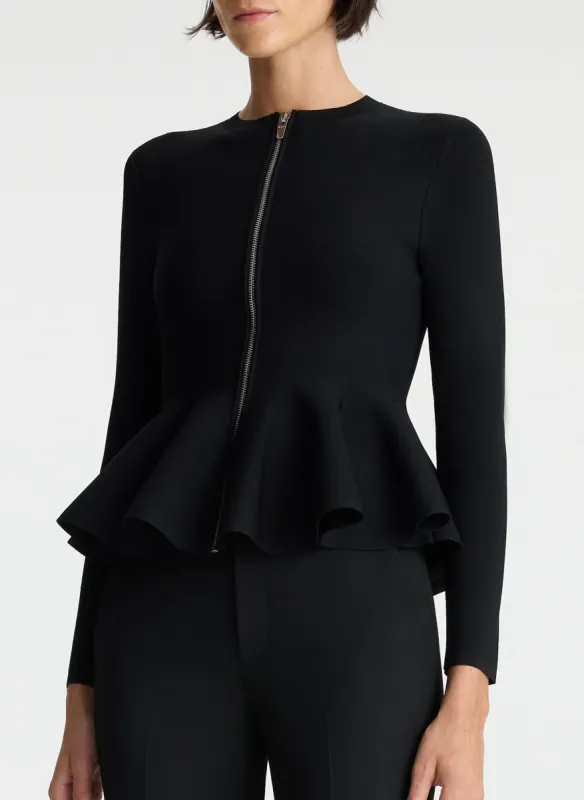 Nicola Peplum Knit Cardigan made by A.L.C.