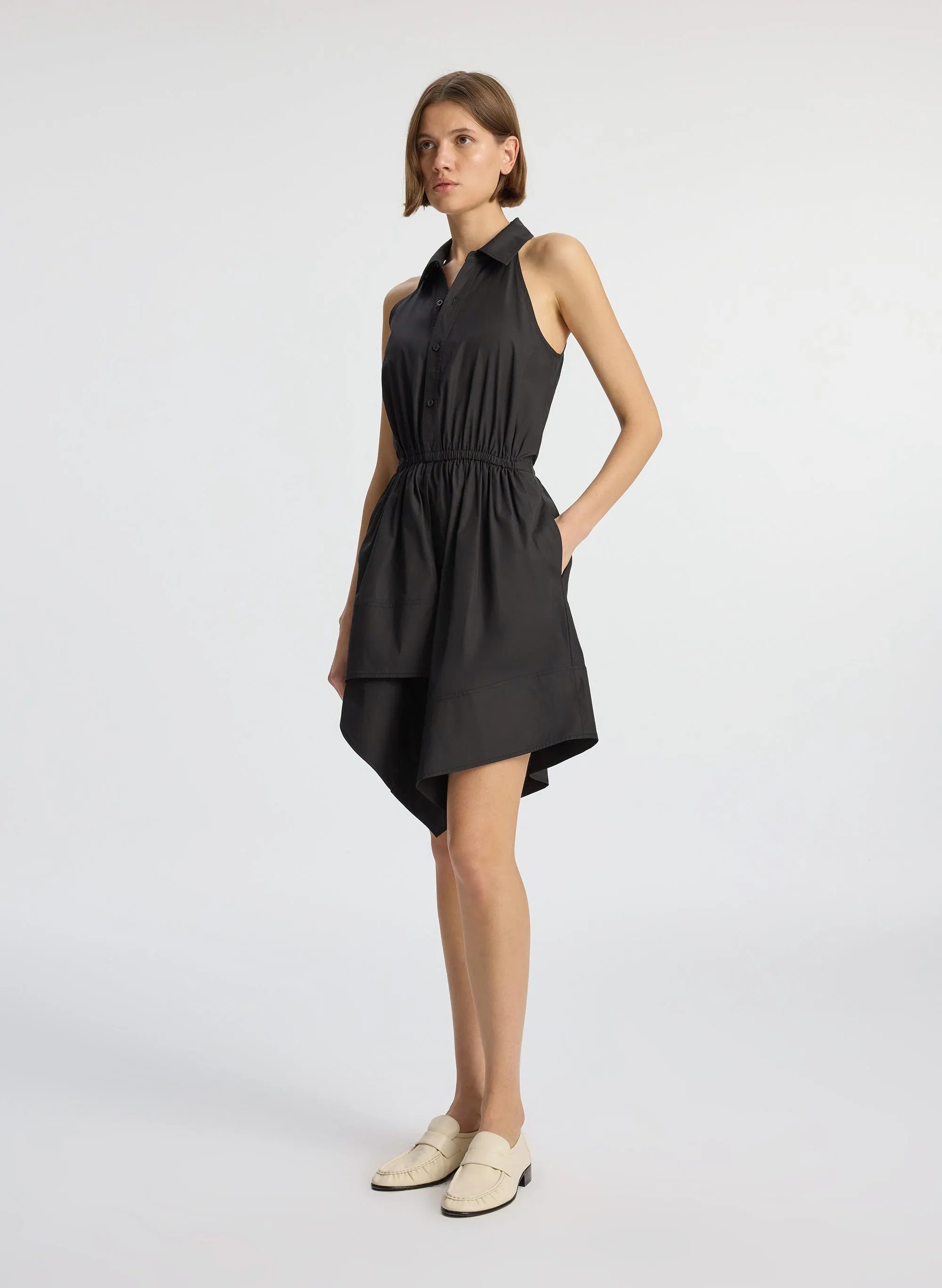 Aria Poplin Mini Shirtdress sold by A.L.C. product image thumbnail 4