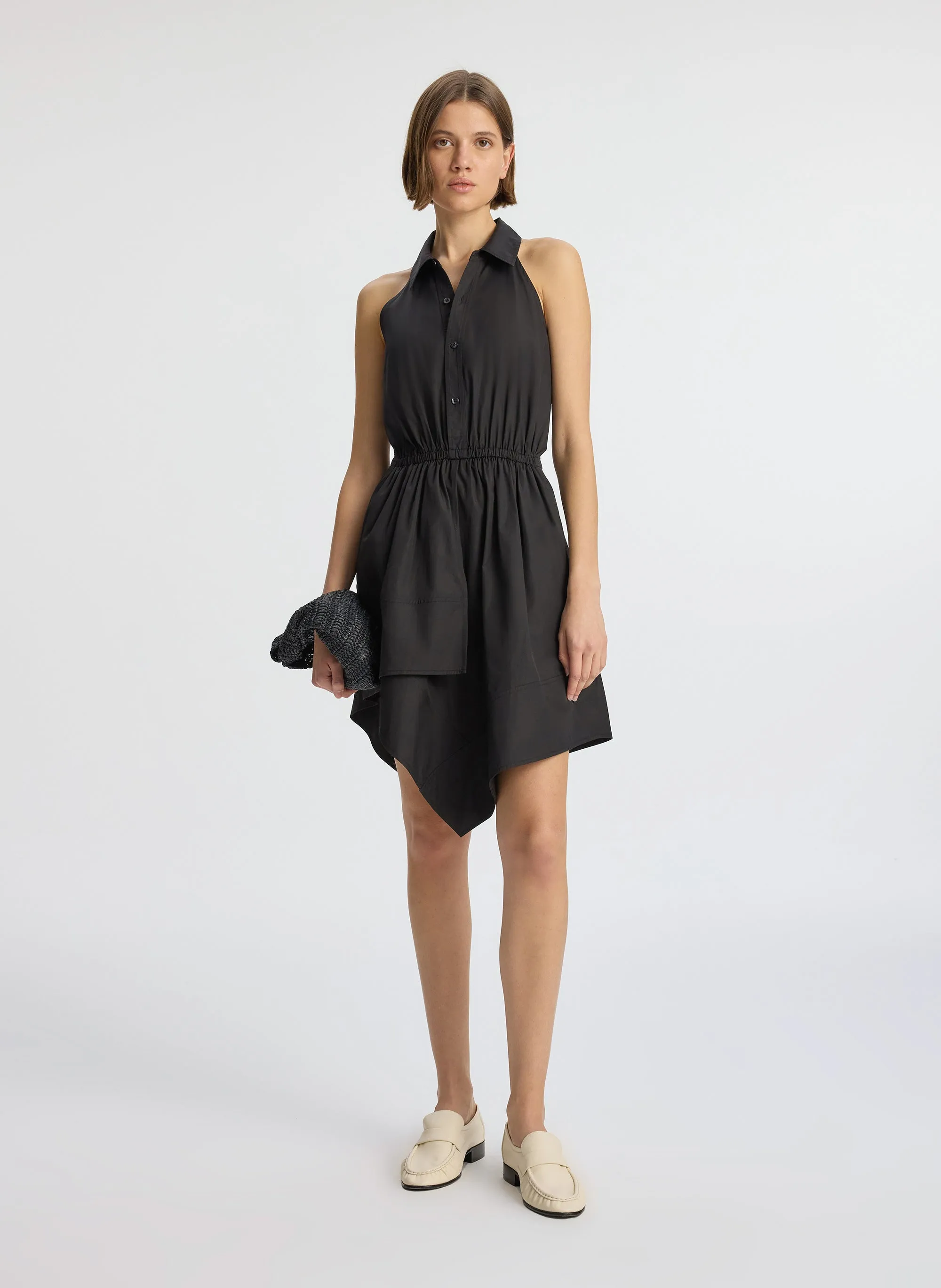Aria Poplin Mini Shirtdress sold by A.L.C.