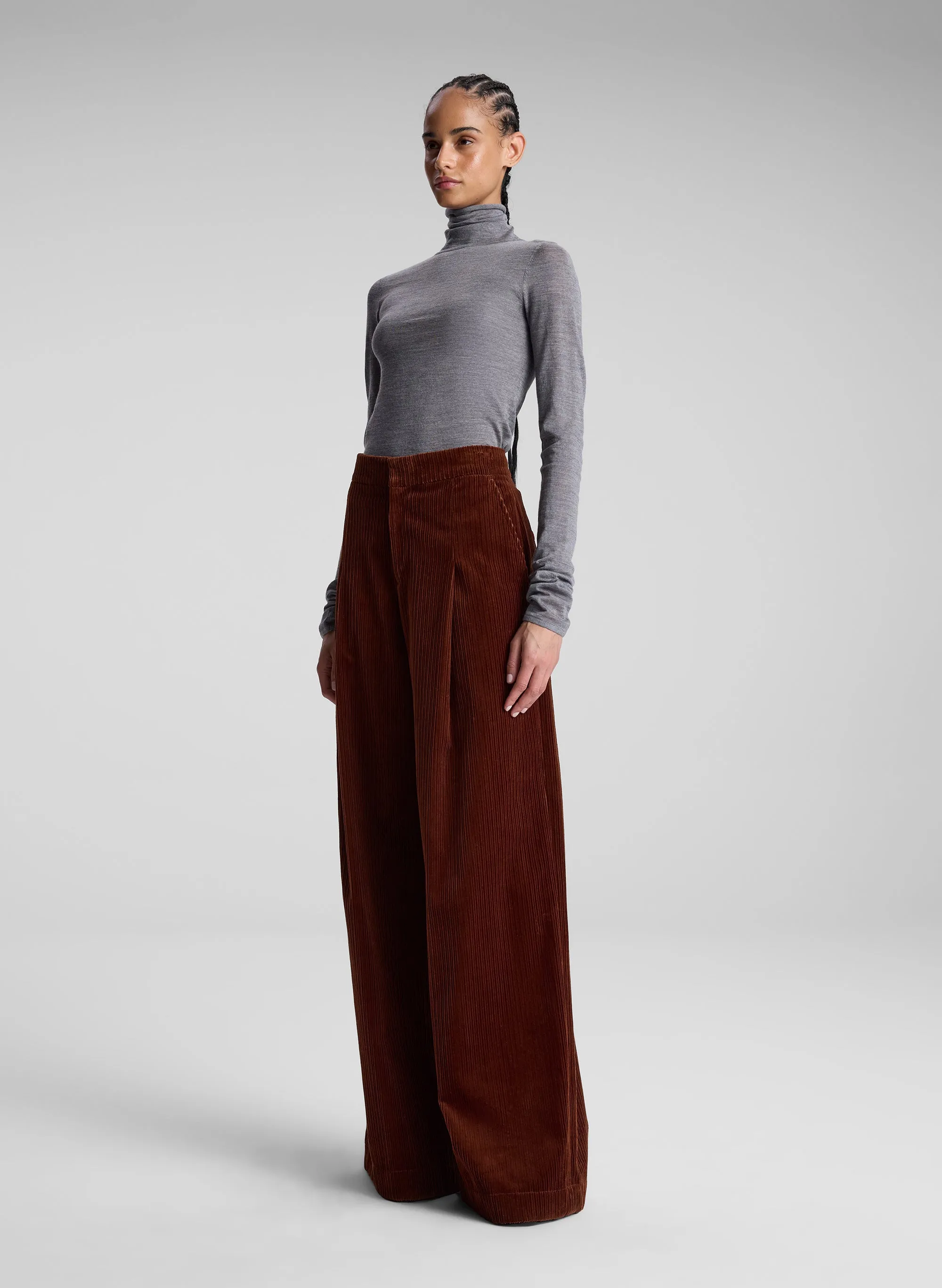 Andrew Wide Leg Corduroy Pant sold by A.L.C. product image thumbnail 4
