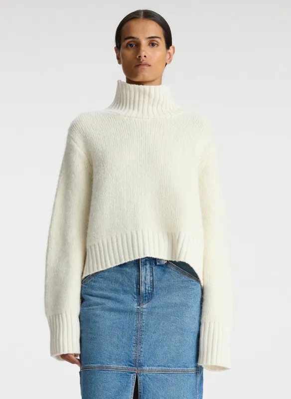 Theo Wool Turtleneck Sweater made by A.L.C.