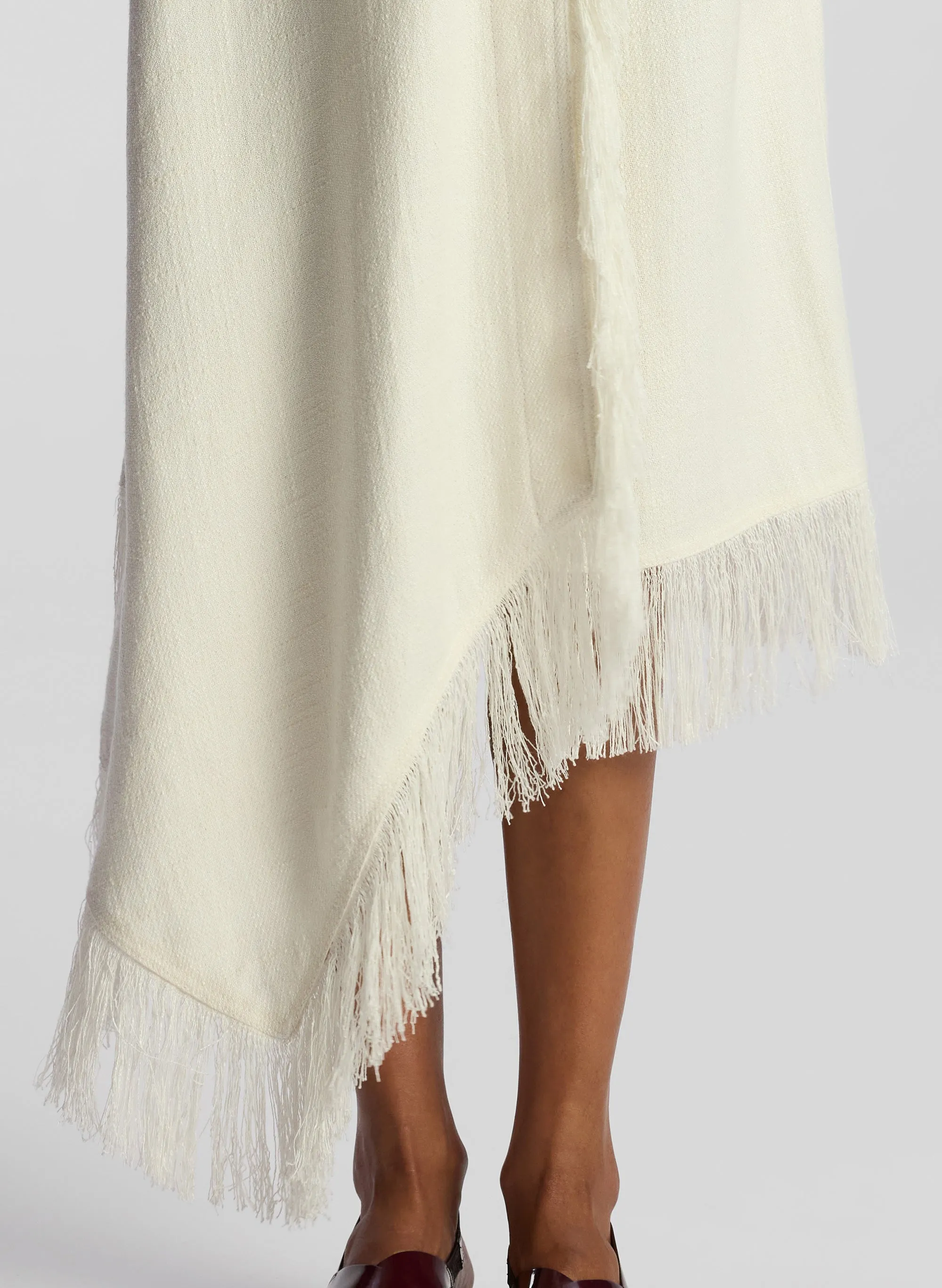 Amelie Fringe Wrap Midi Skirt sold by A.L.C. product image thumbnail 5