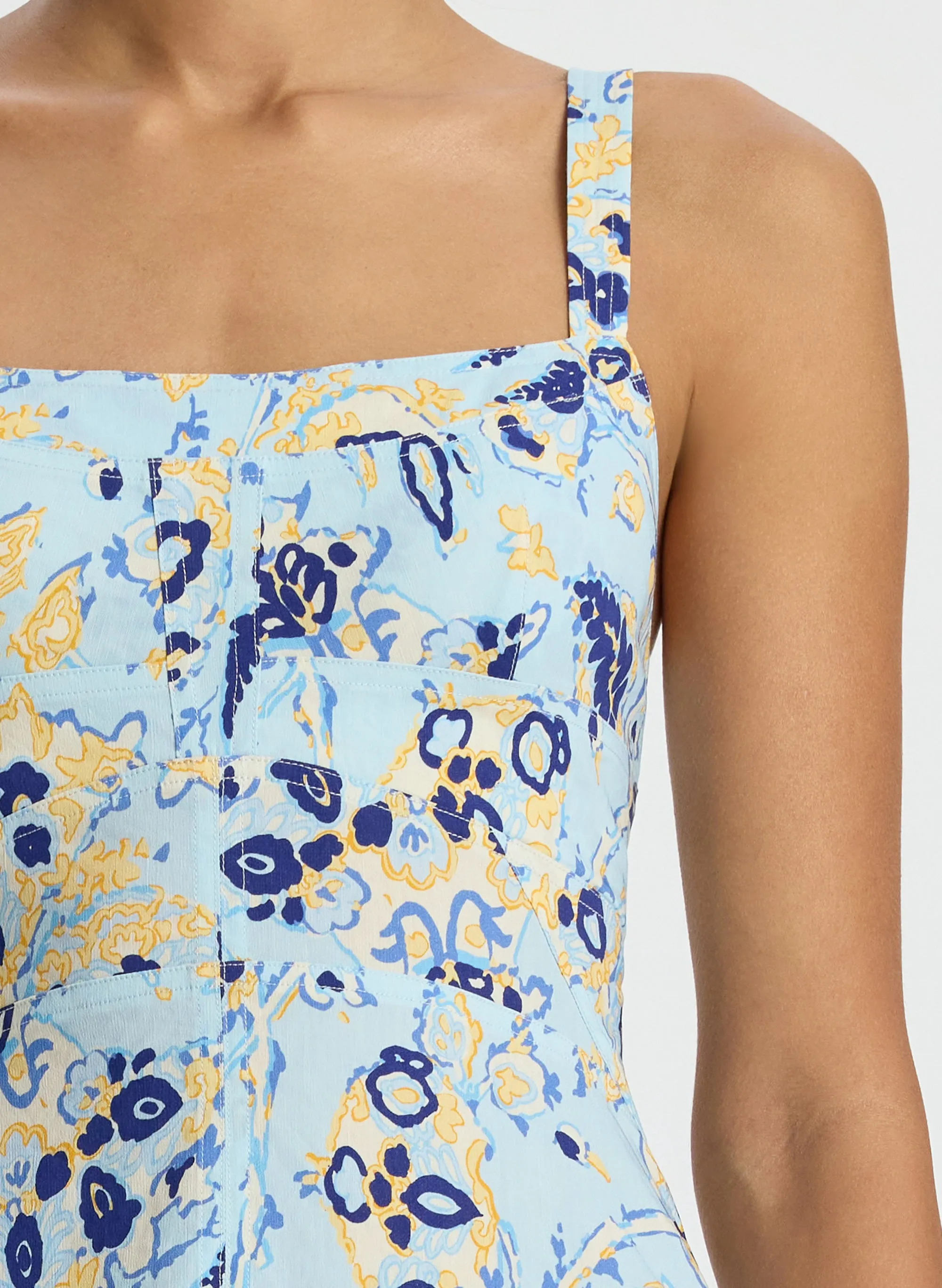 Harlow Linen Midi Dress sold by A.L.C. product image thumbnail 2