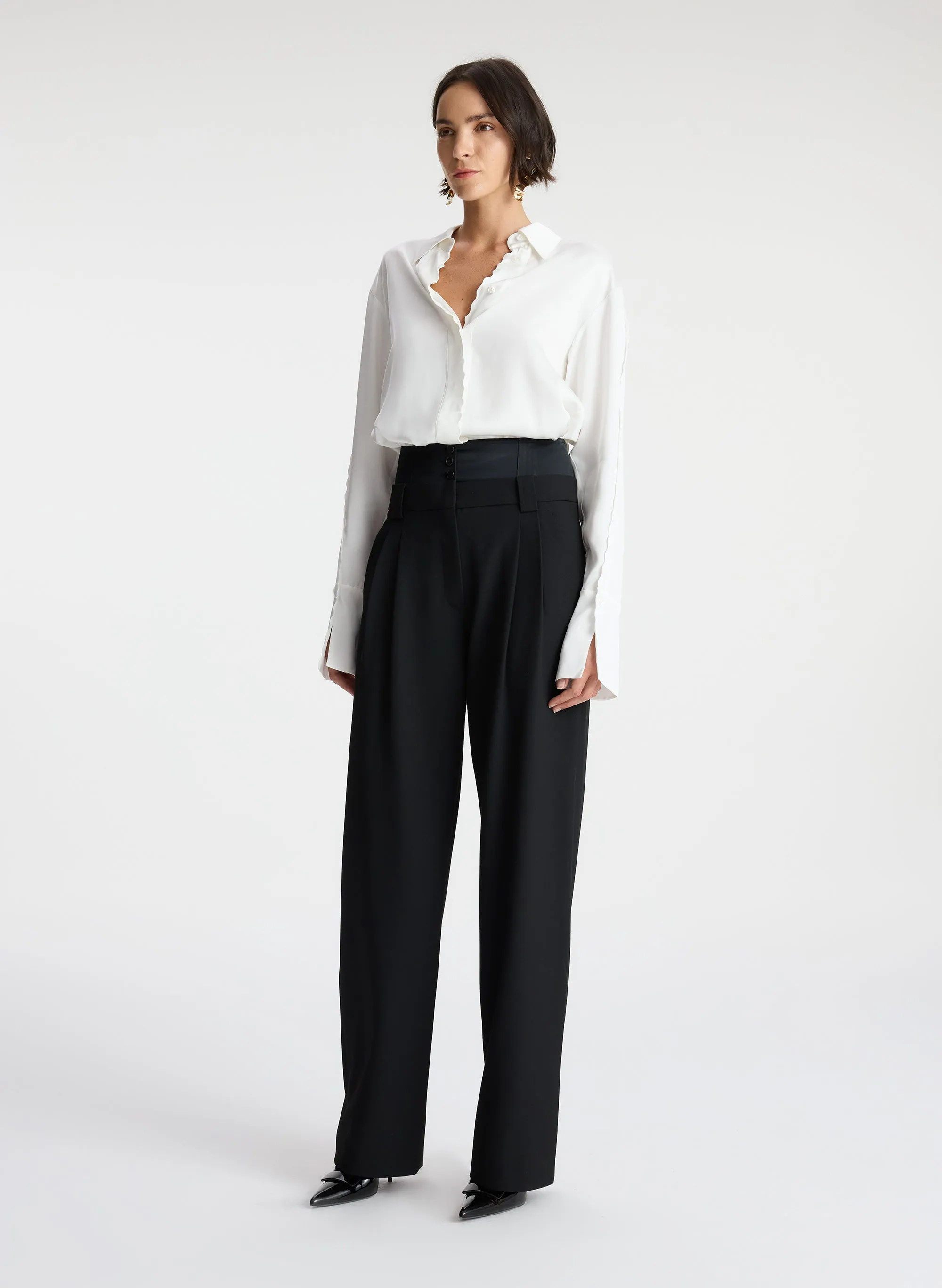 Haven Scalloped Satin Top sold by A.L.C. product image thumbnail 5