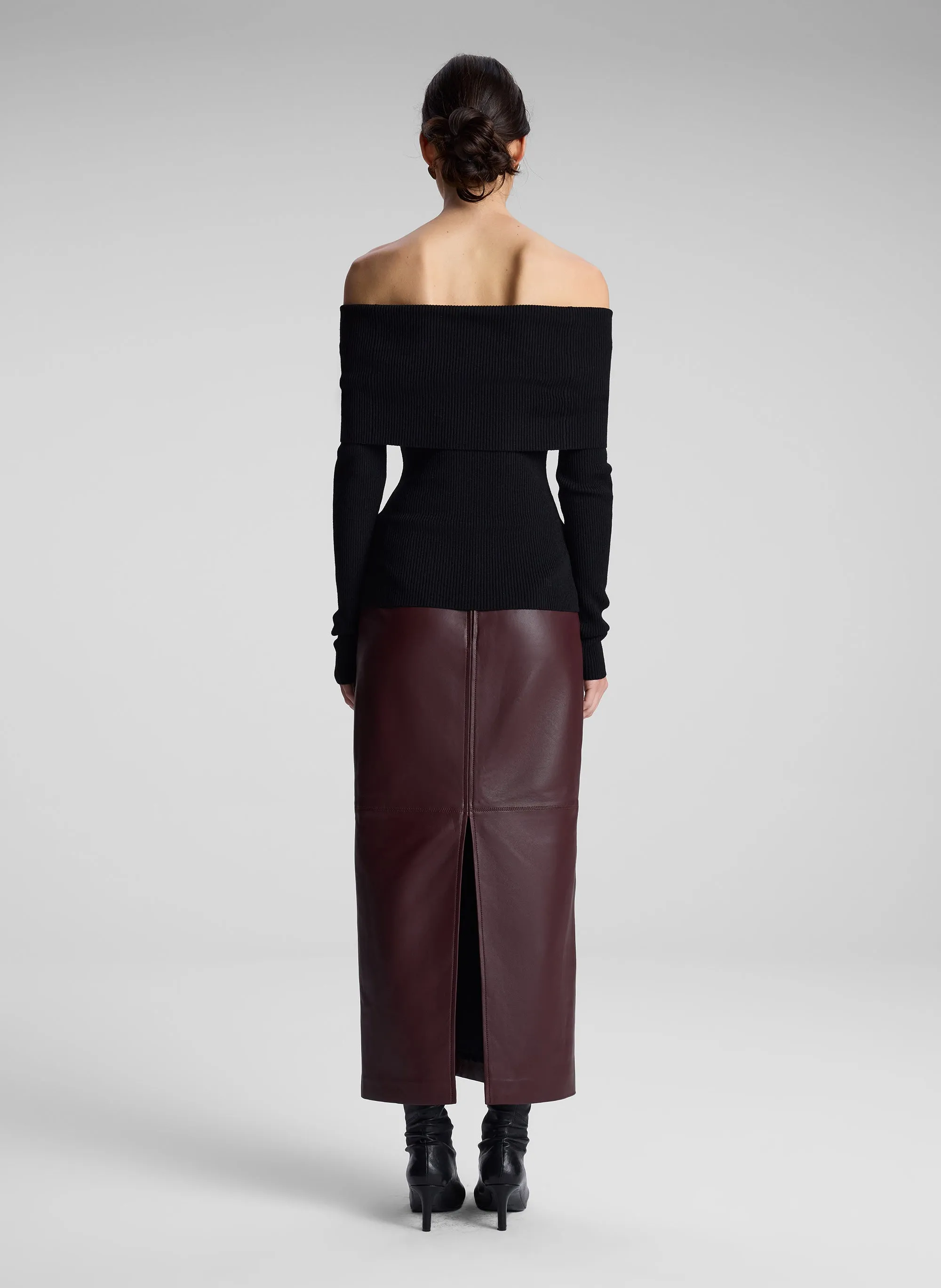 Evelyn Merino Off Shoulder Top sold by A.L.C. product image thumbnail 5