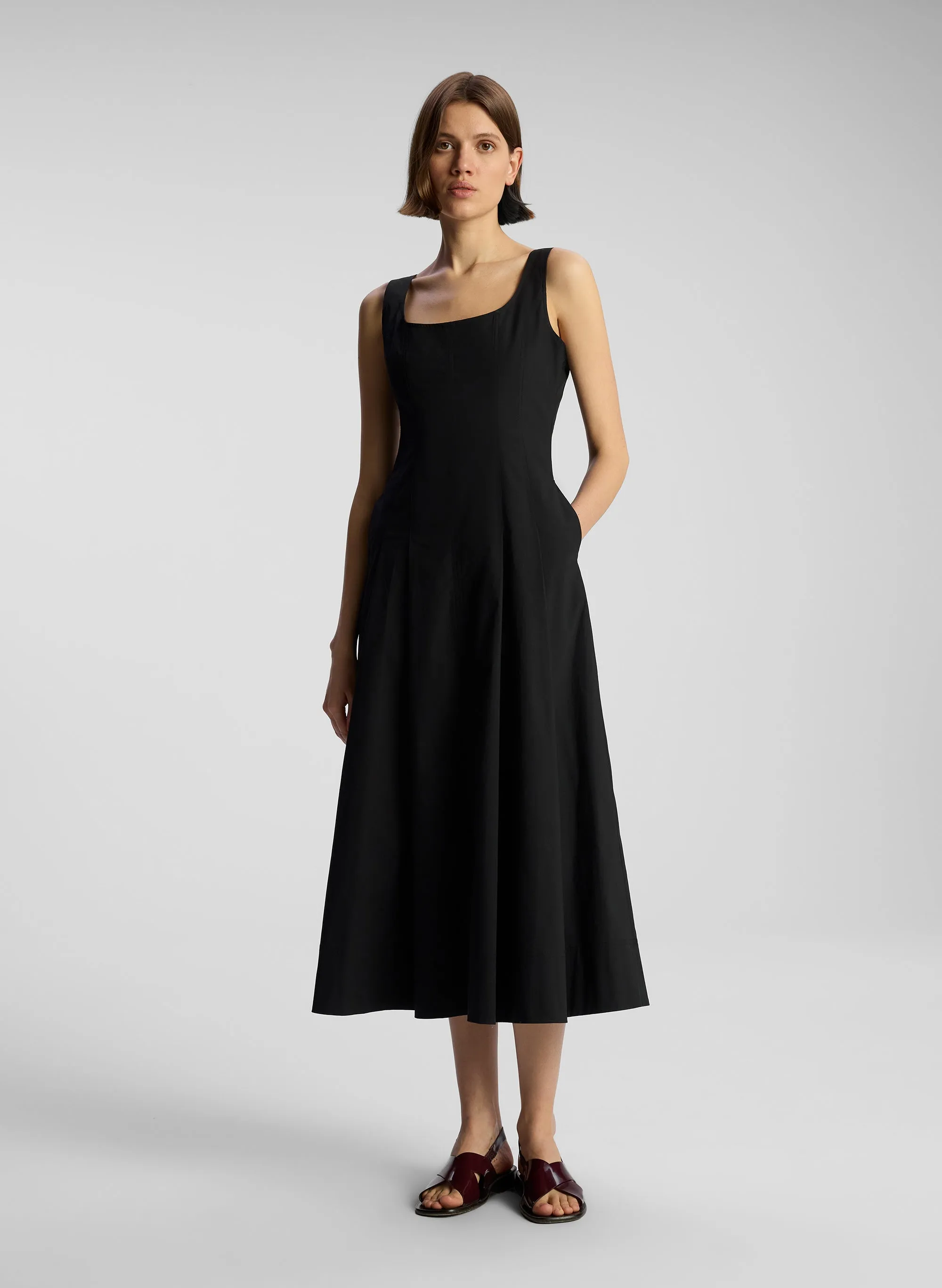 Isabel Cotton Midi Dress sold by A.L.C. product image thumbnail 3