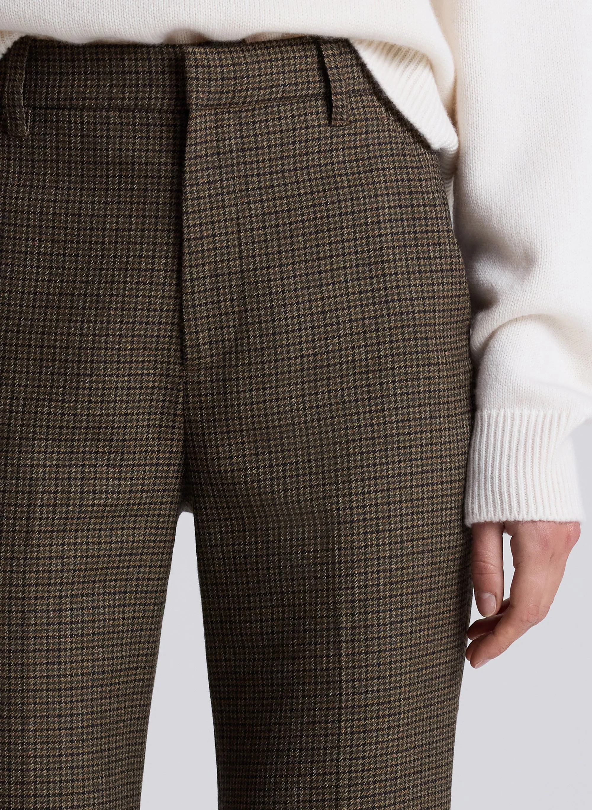 Maizie Mini Houndstooth Pant sold by A.L.C. product image thumbnail 2
