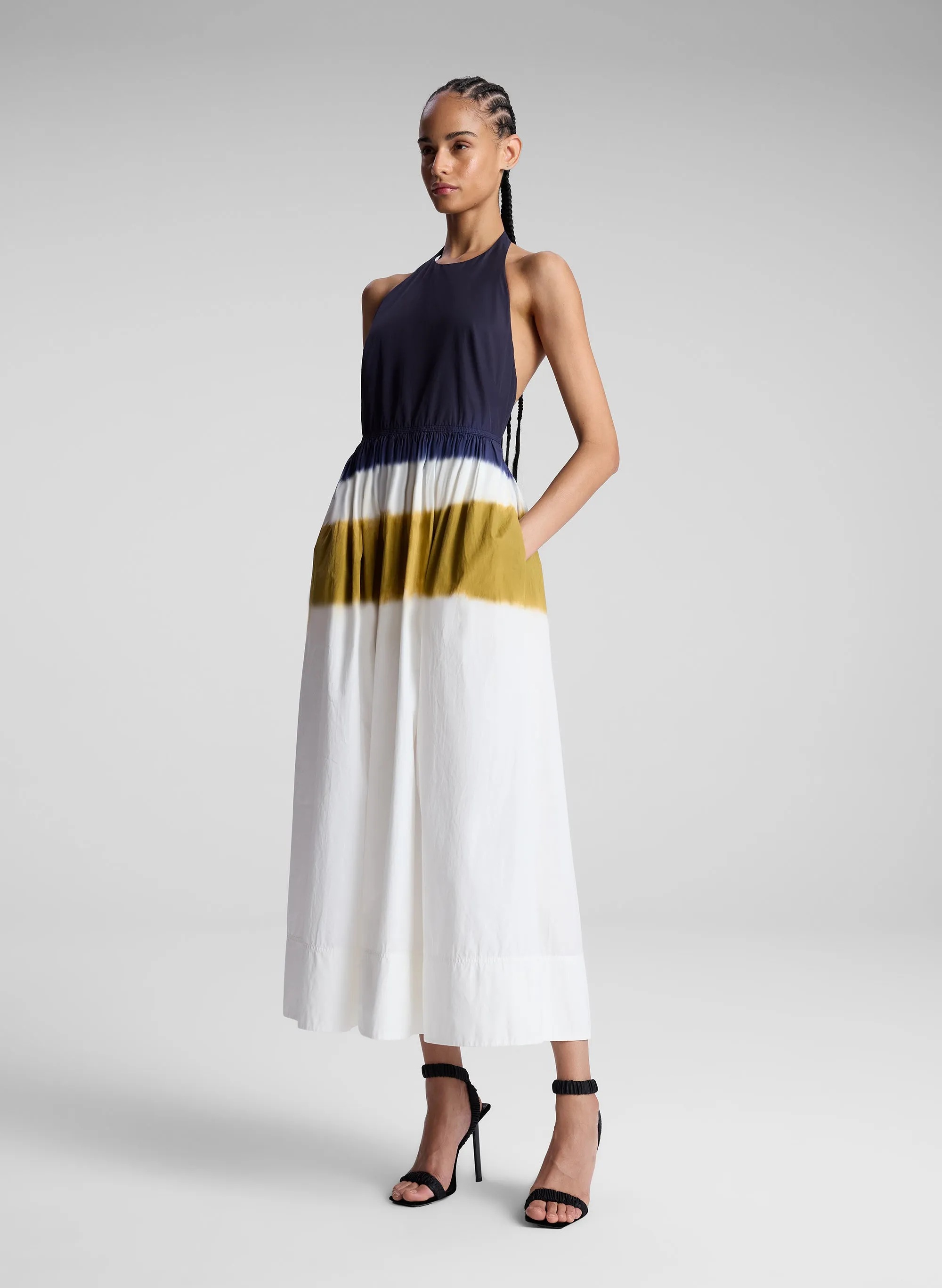 Blake Dip Dye Midi Dress sold by A.L.C. product image thumbnail 3