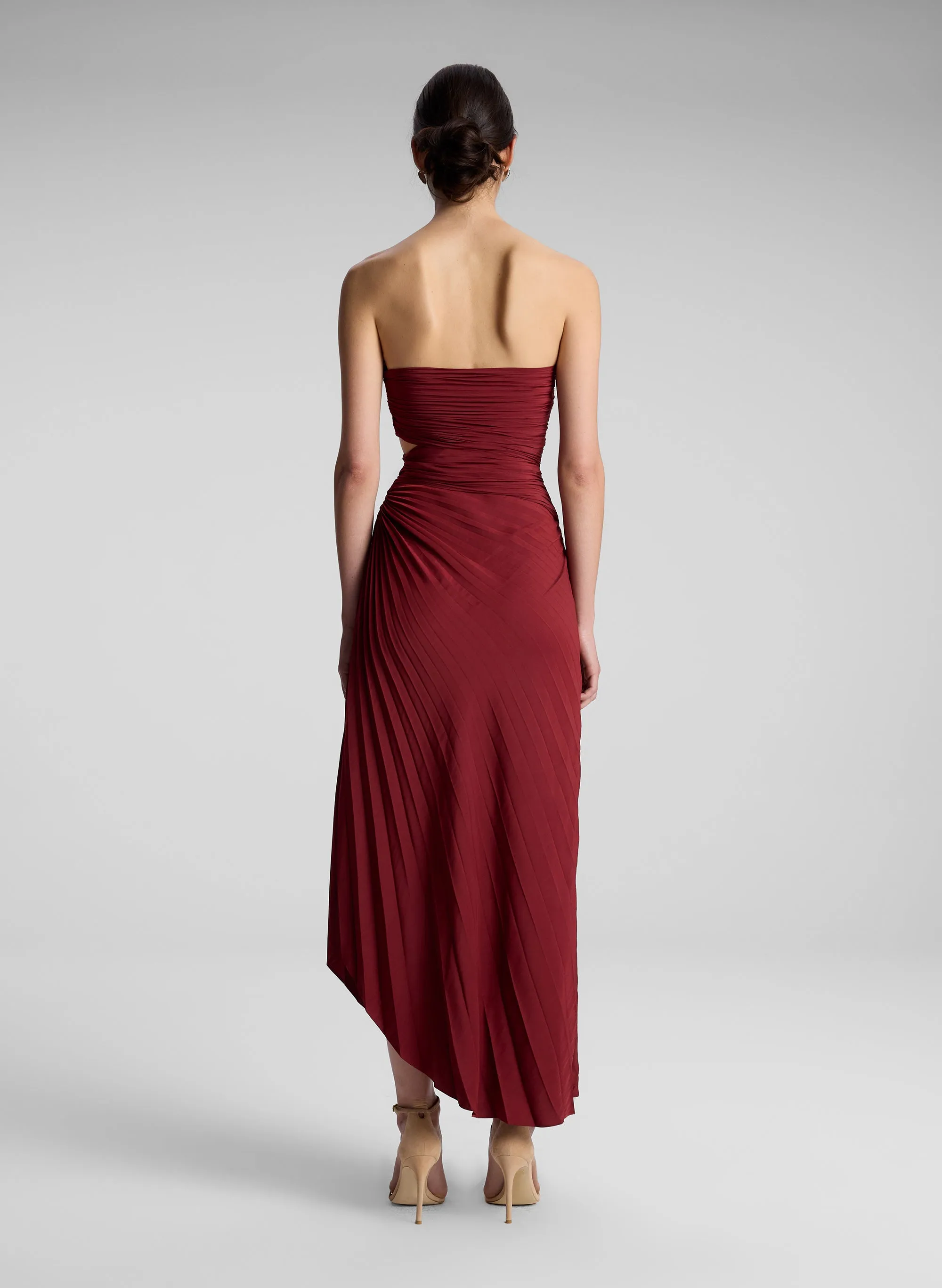Andie Strapless Pleated Dress sold by A.L.C. product image thumbnail 5