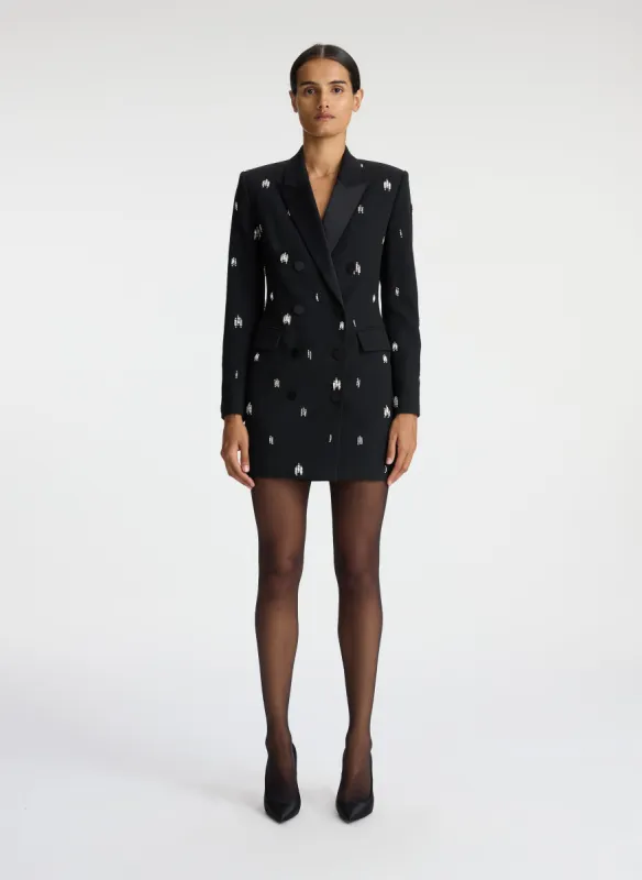 Declan Embellished Tuxedo Dress made by A.L.C.