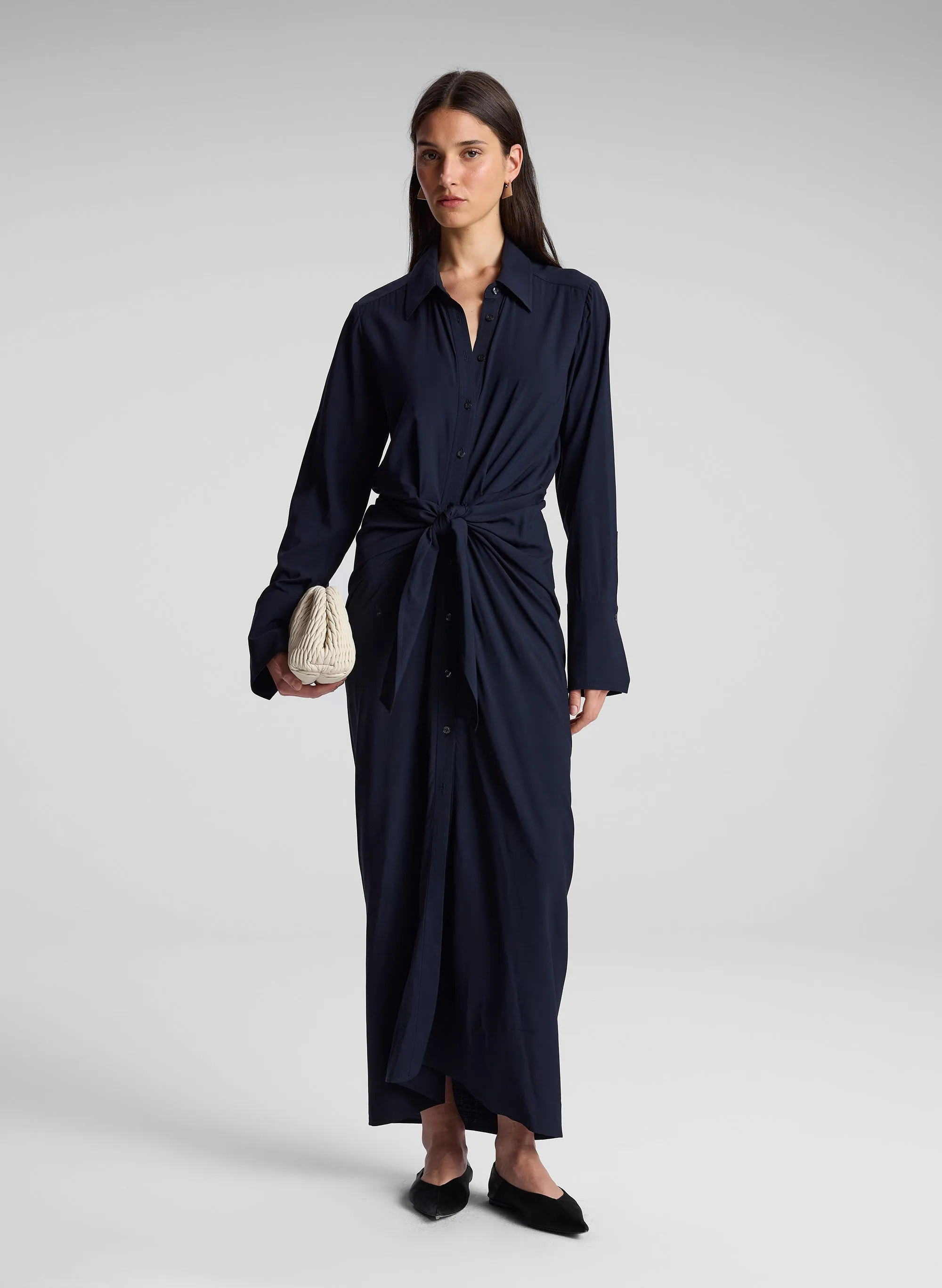 Mila Maxi Shirtdress sold by A.L.C.