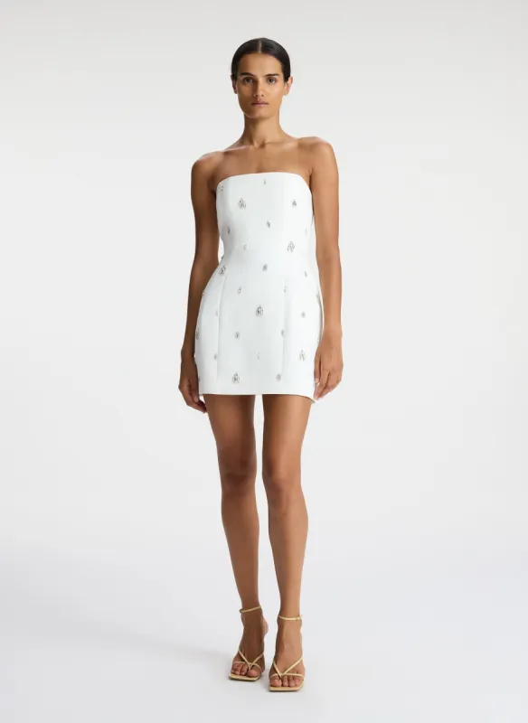Elsie Strapless Embellished Mini Dress sold by A.L.C.
