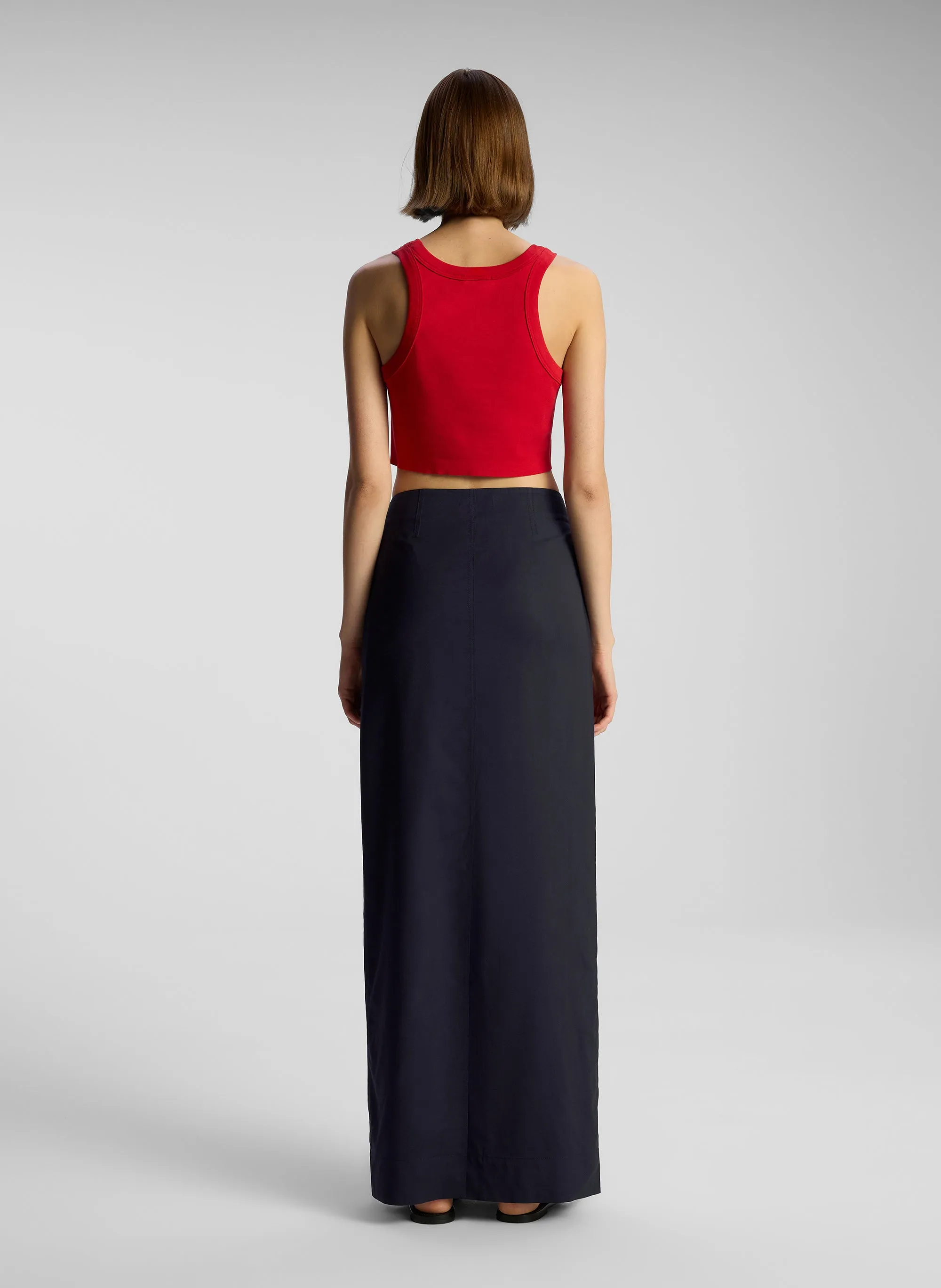 Halsey Cropped Cotton Rib Tank sold by A.L.C. product image thumbnail 5
