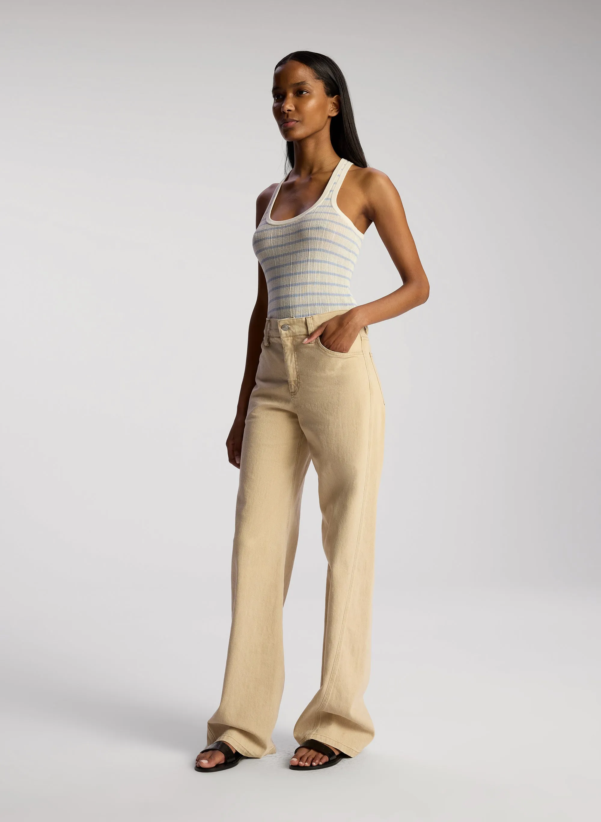 Iris Fine Cotton Knit Tank sold by A.L.C. product image thumbnail 4