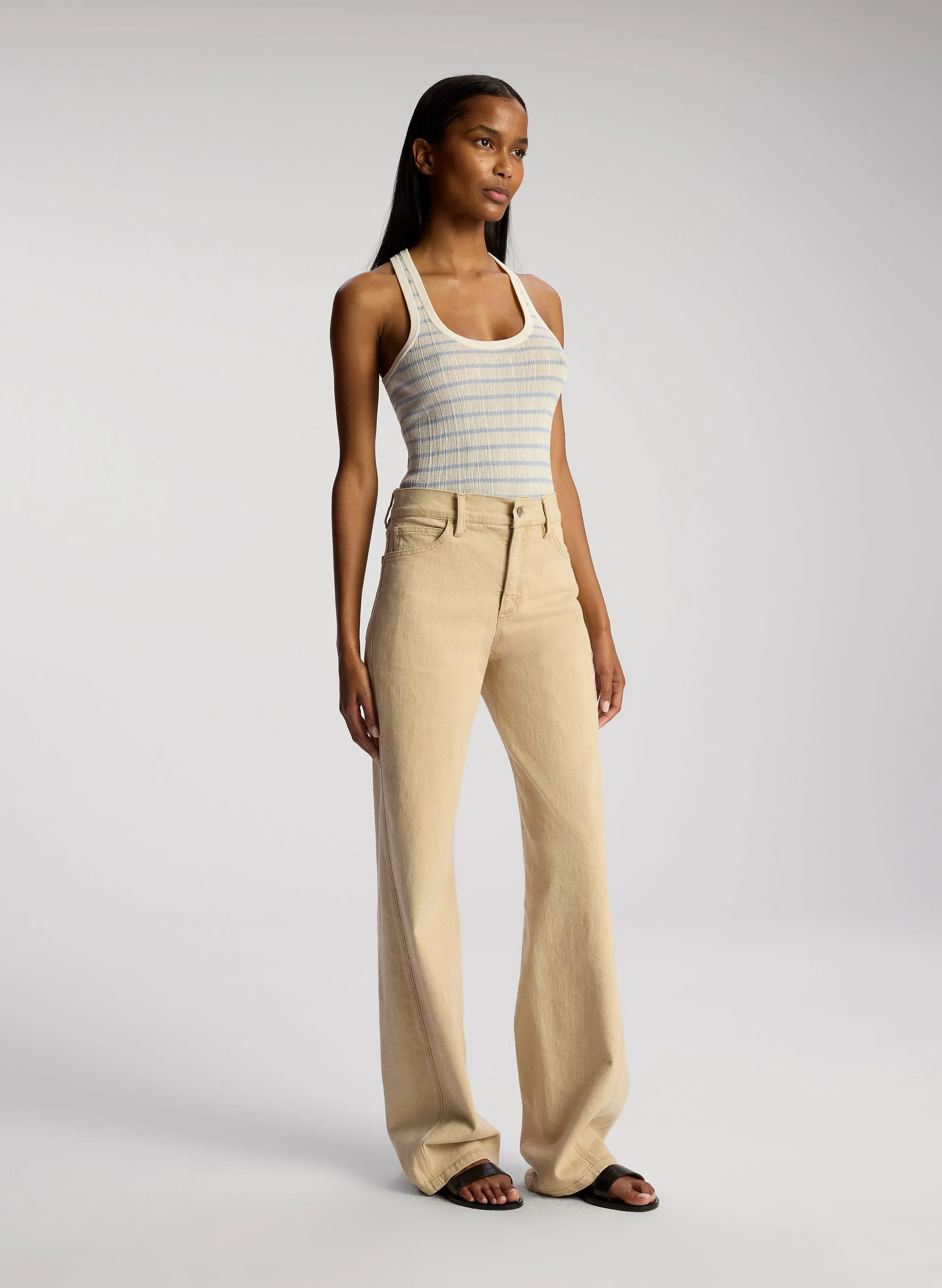 Iris Fine Cotton Knit Tank sold by A.L.C. product image thumbnail 3