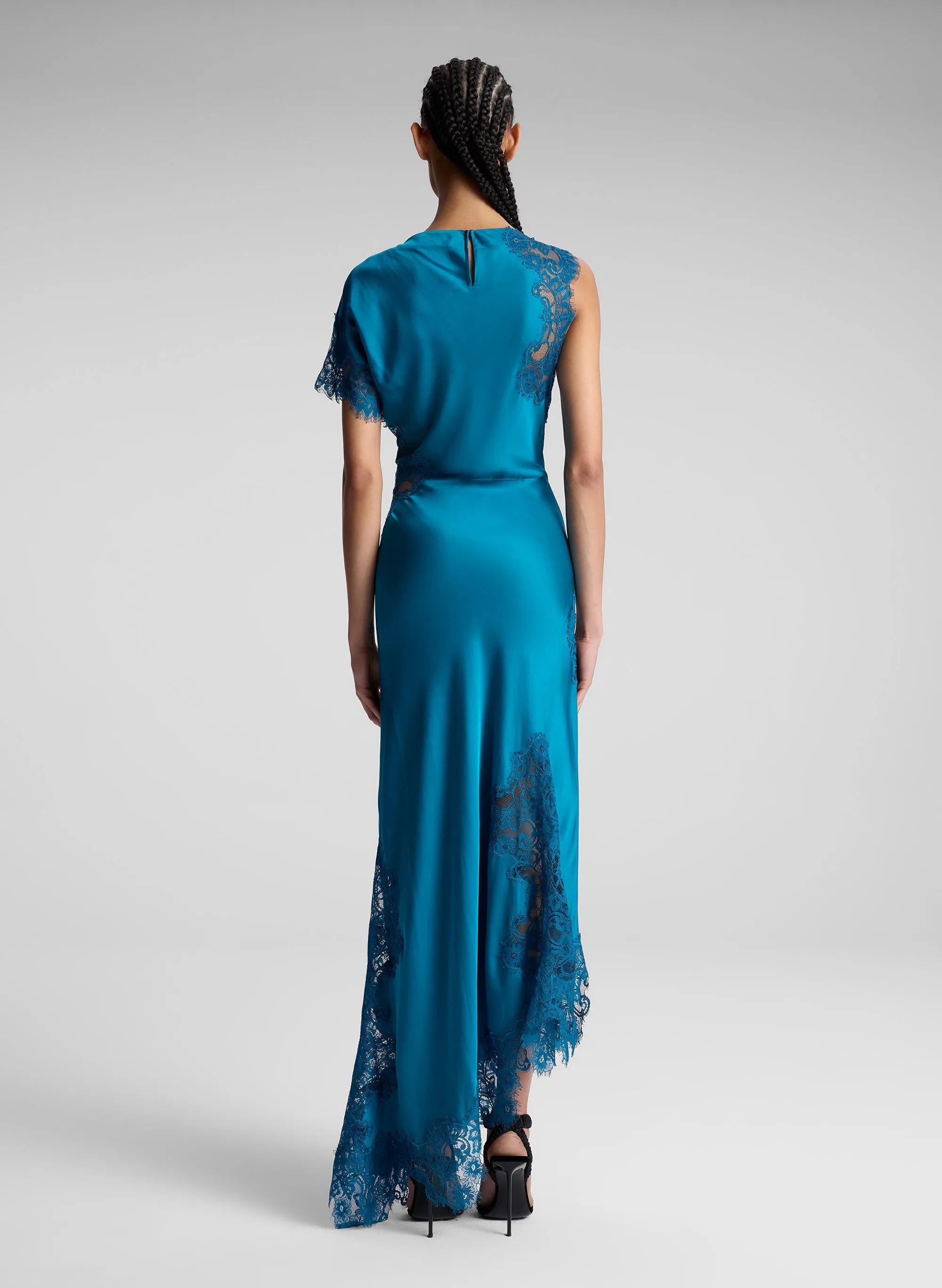 Alessia Satin and Lace Maxi Dress sold by A.L.C. product image thumbnail 5