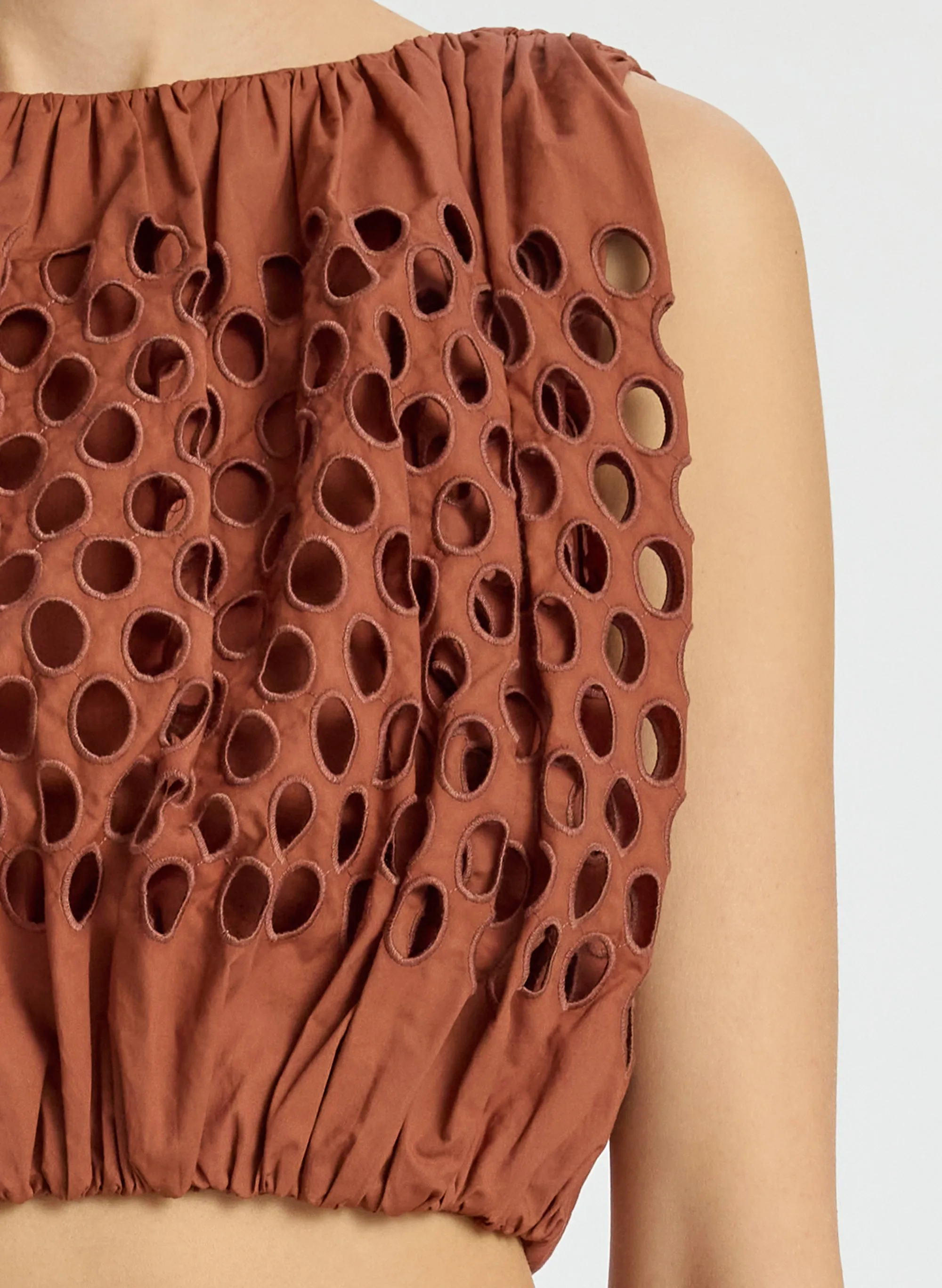 Raina Cropped Eyelet Top sold by A.L.C. product image thumbnail 2