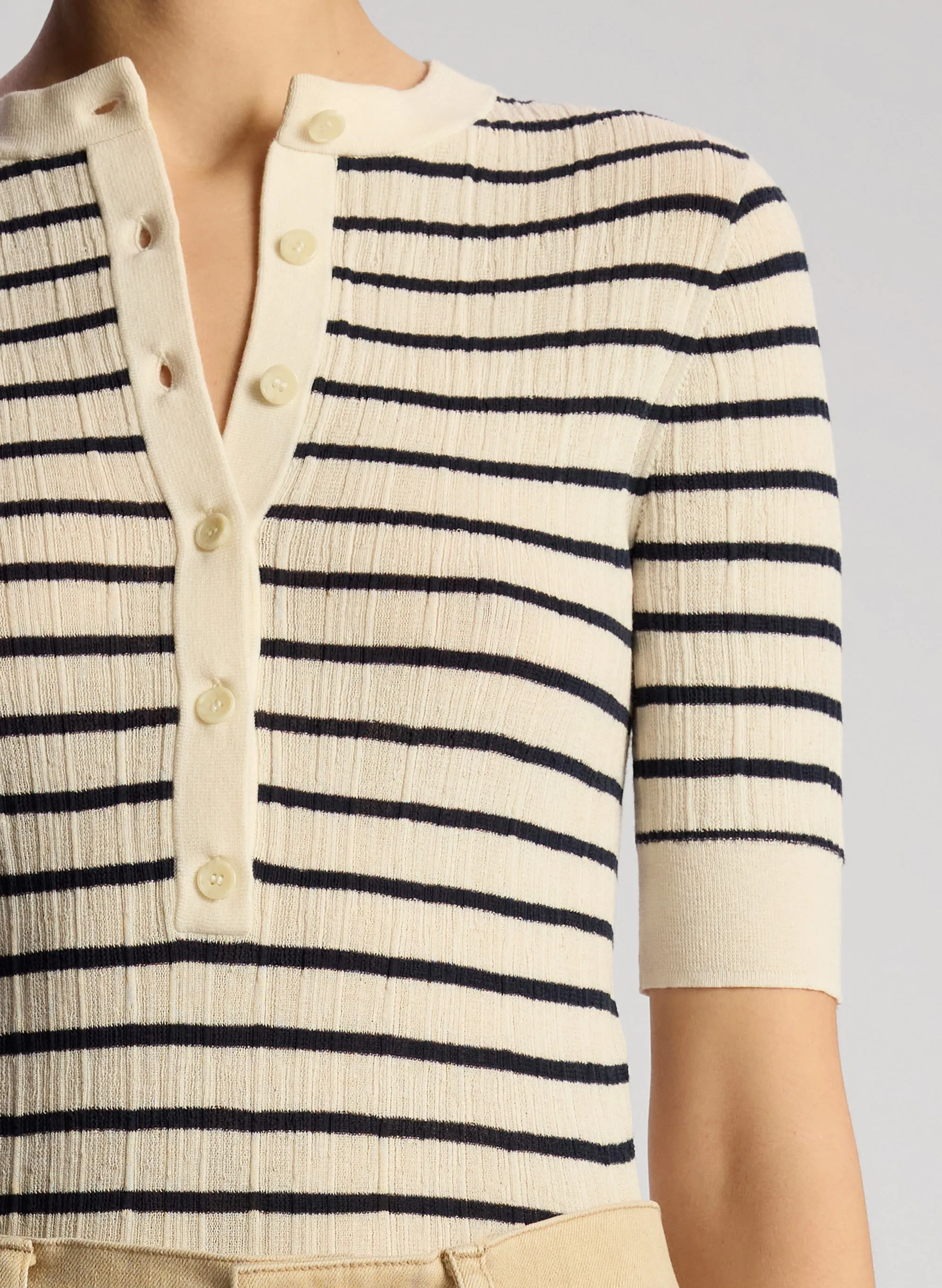 Fisher Fine Cotton Knit Top sold by A.L.C. product image thumbnail 2