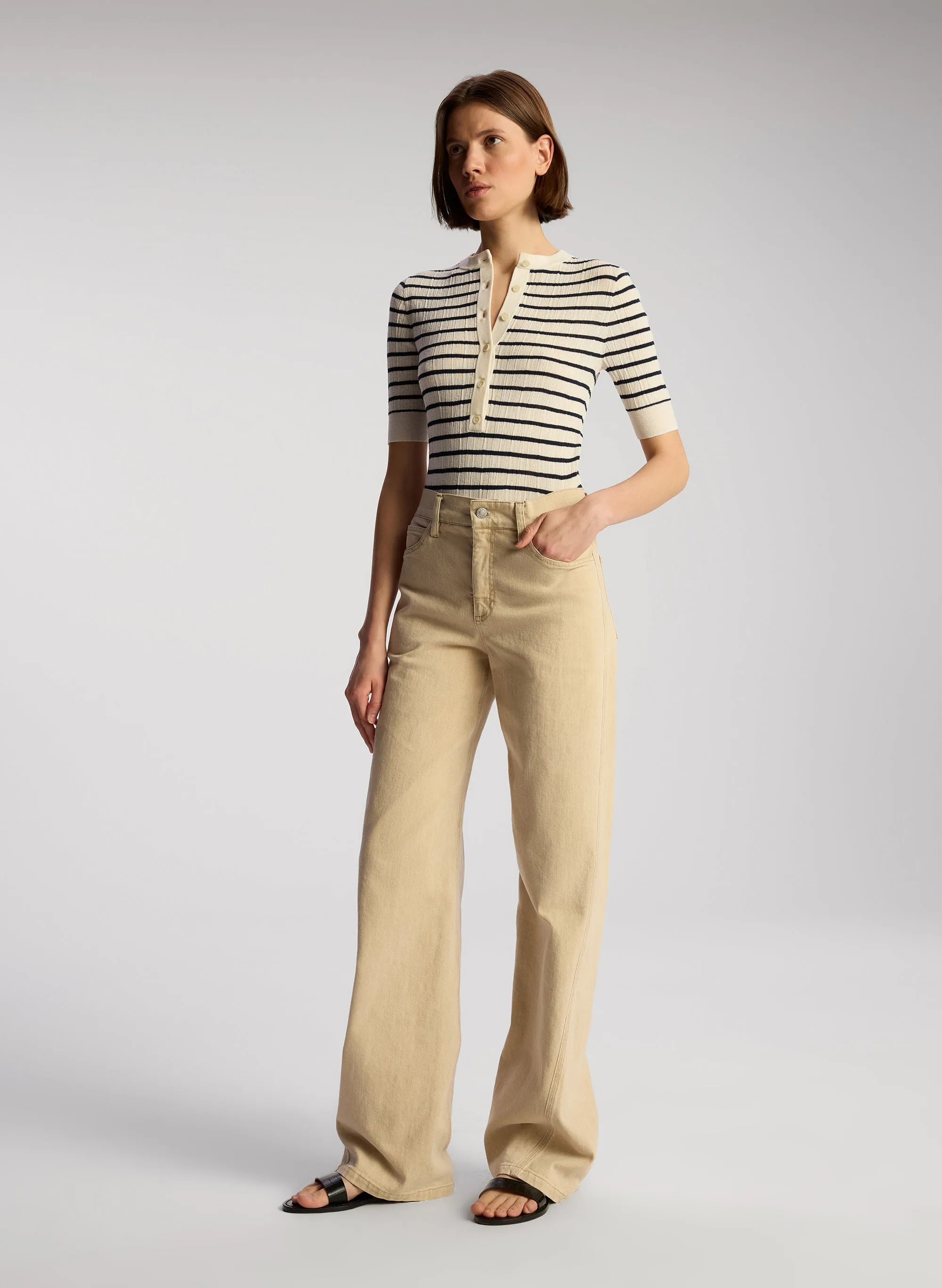Fisher Fine Cotton Knit Top sold by A.L.C. product image thumbnail 4