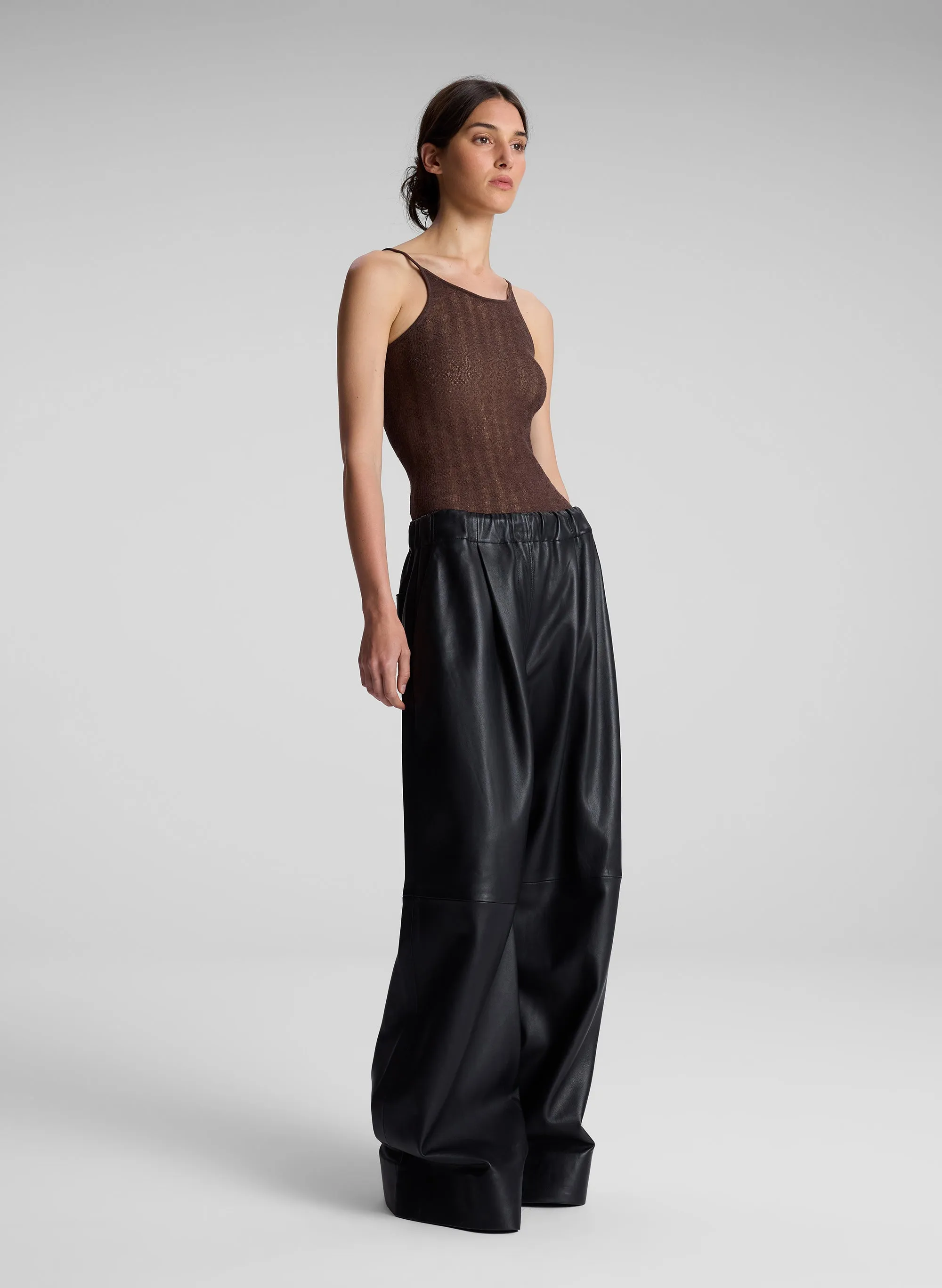 Jones Leather Wide Leg Pant sold by A.L.C. product image thumbnail 3