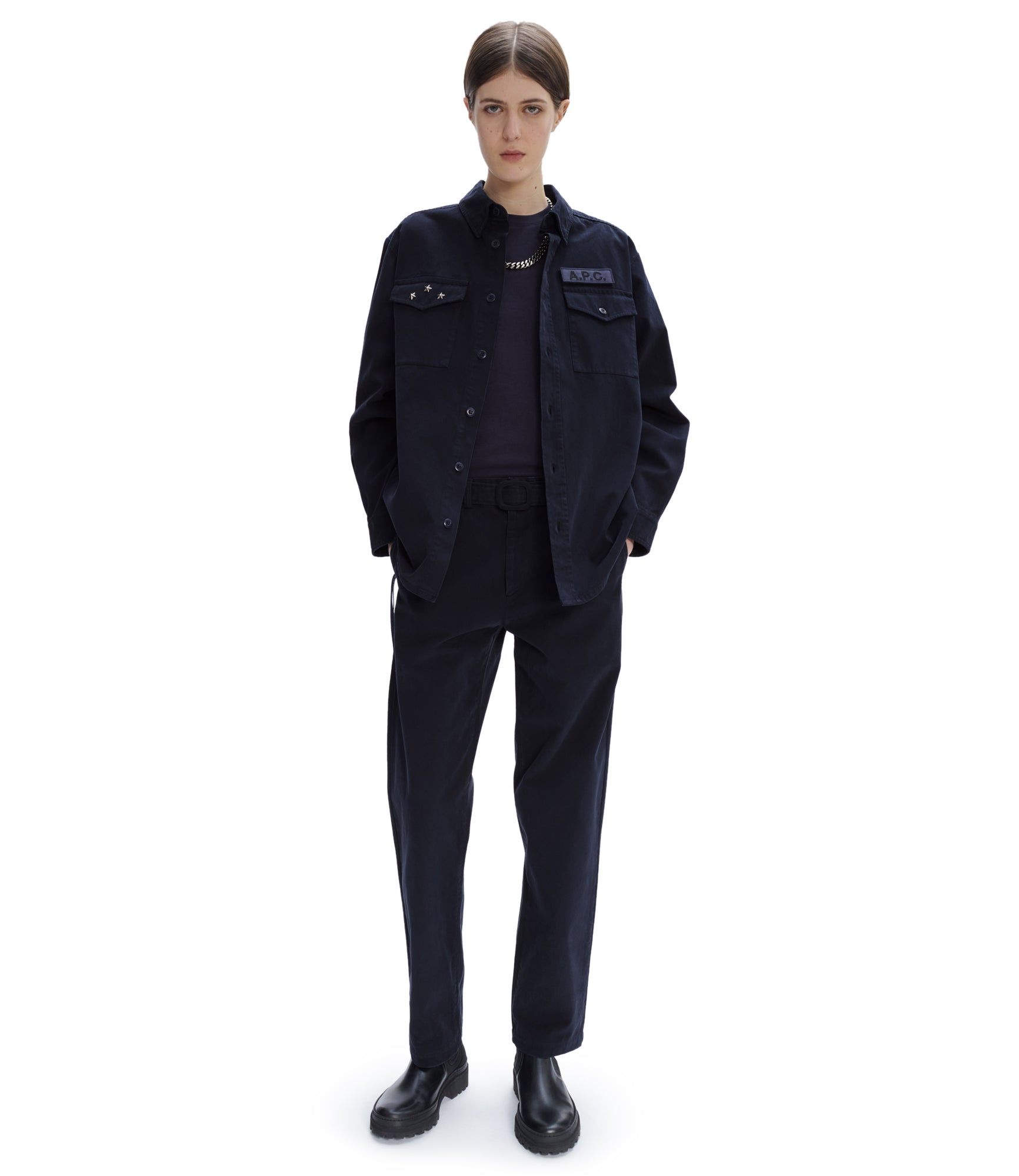 Mainline overshirt (Unisex) sold by A.P.C. product image thumbnail 20