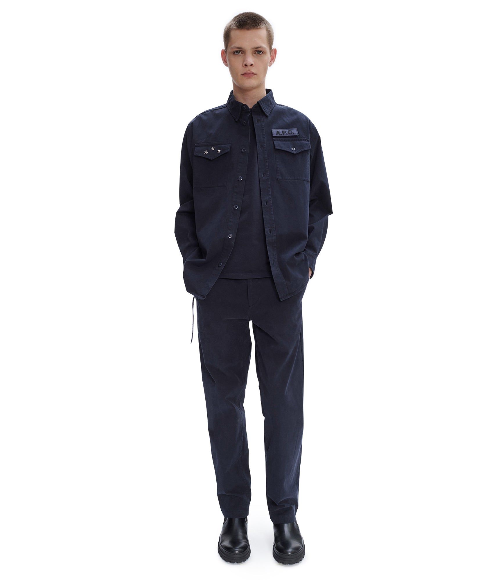 Mainline overshirt (Unisex) sold by A.P.C. product image thumbnail 17