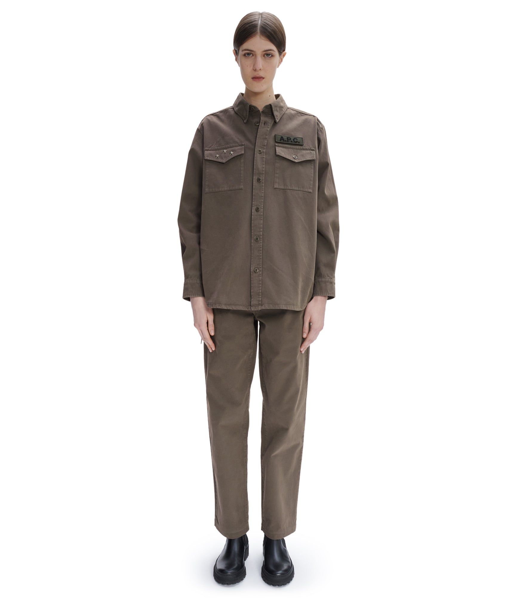 Mainline overshirt (Unisex) sold by A.P.C. product image thumbnail 12