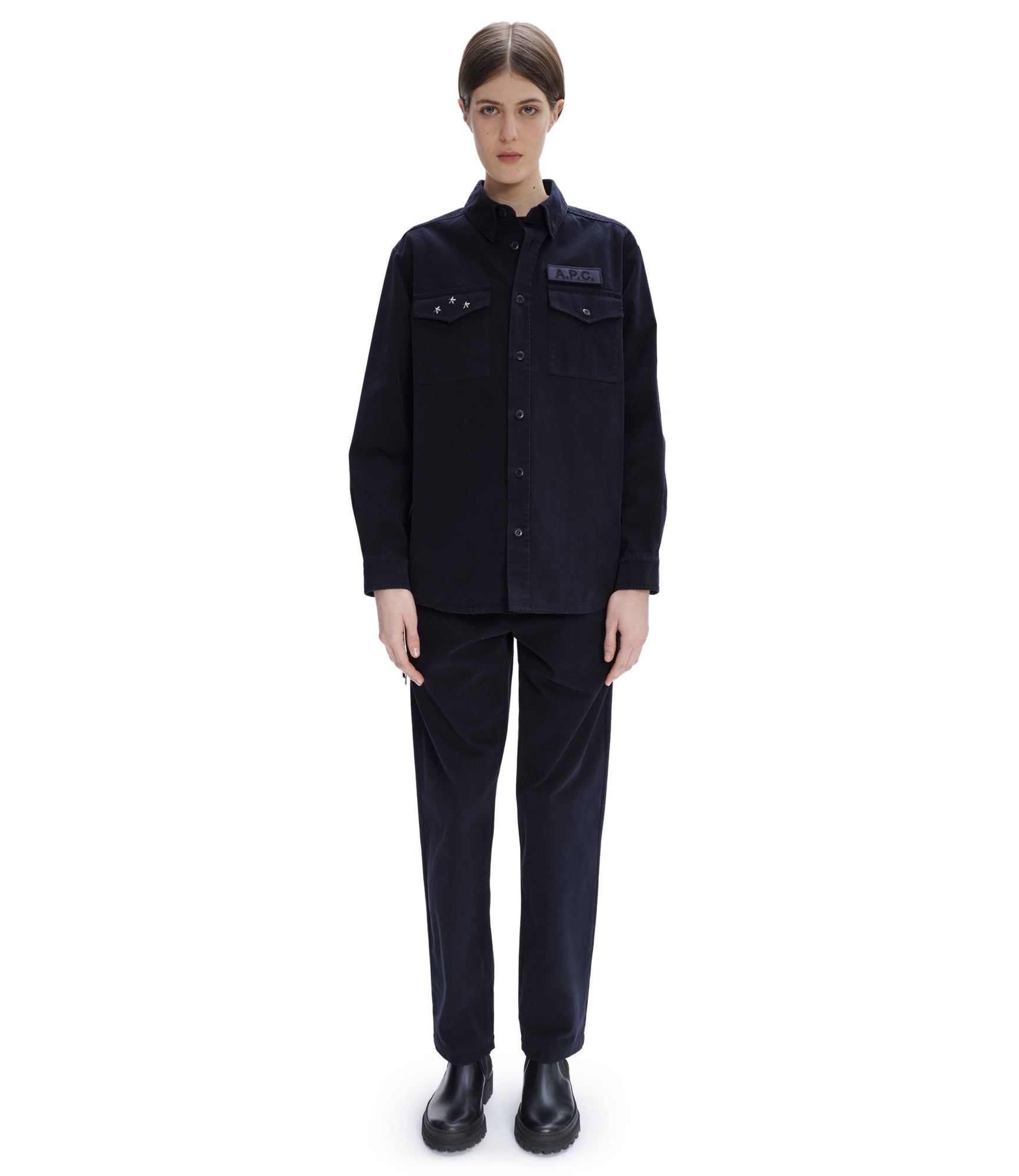 Mainline overshirt (Unisex) sold by A.P.C. product image thumbnail 18