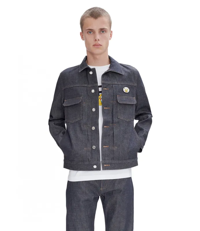 Pokémon jean jacket (M) sold by A.P.C.
