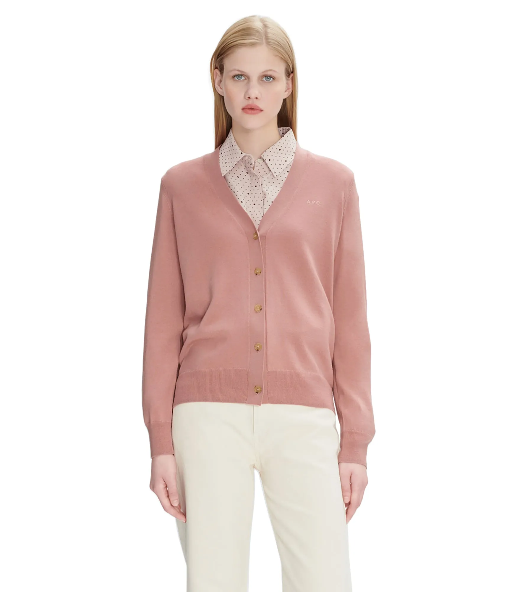 Salomé Logo cardigan sold by A.P.C.