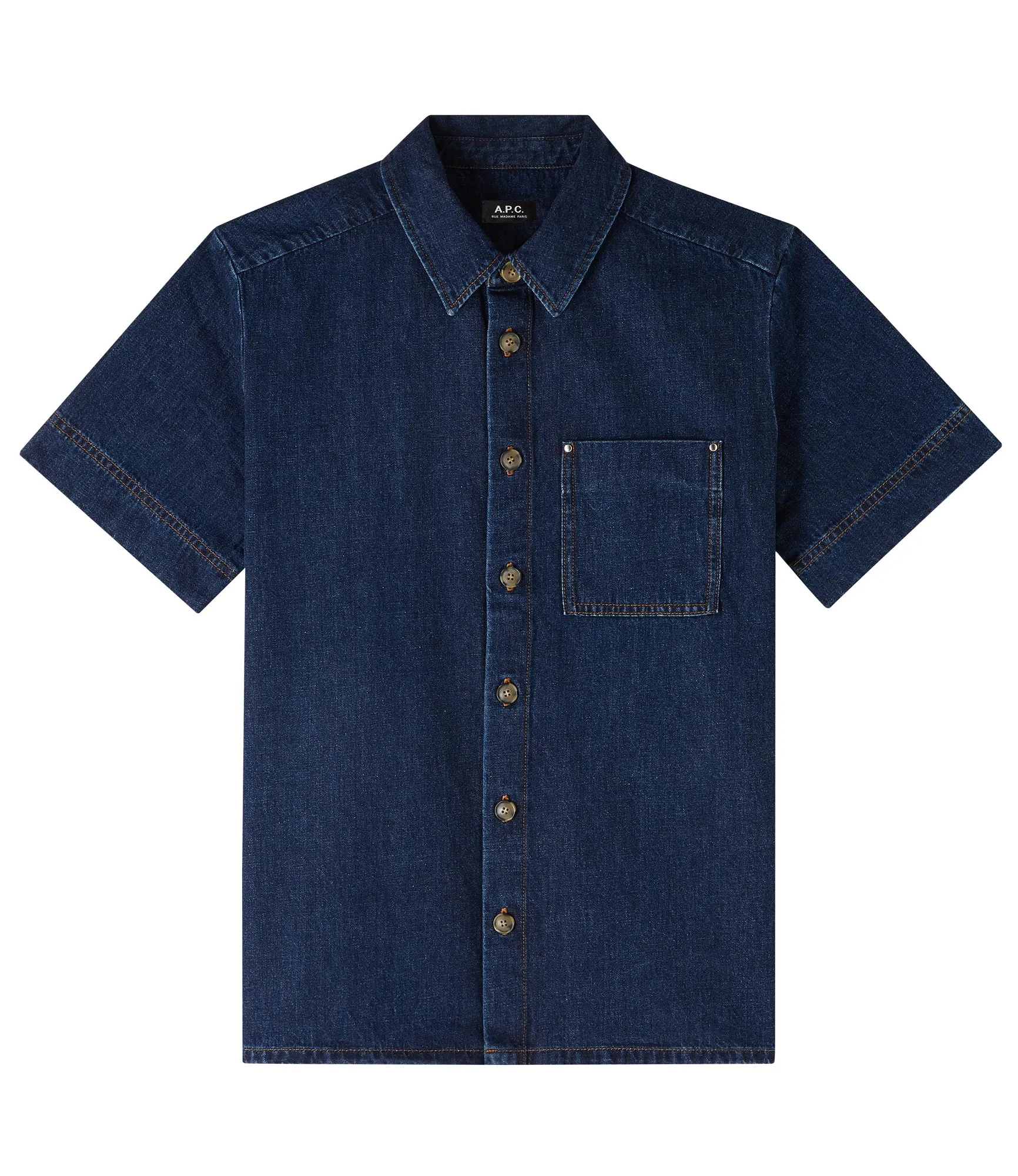 Gil short-sleeve shirt sold by A.P.C. product image thumbnail 2