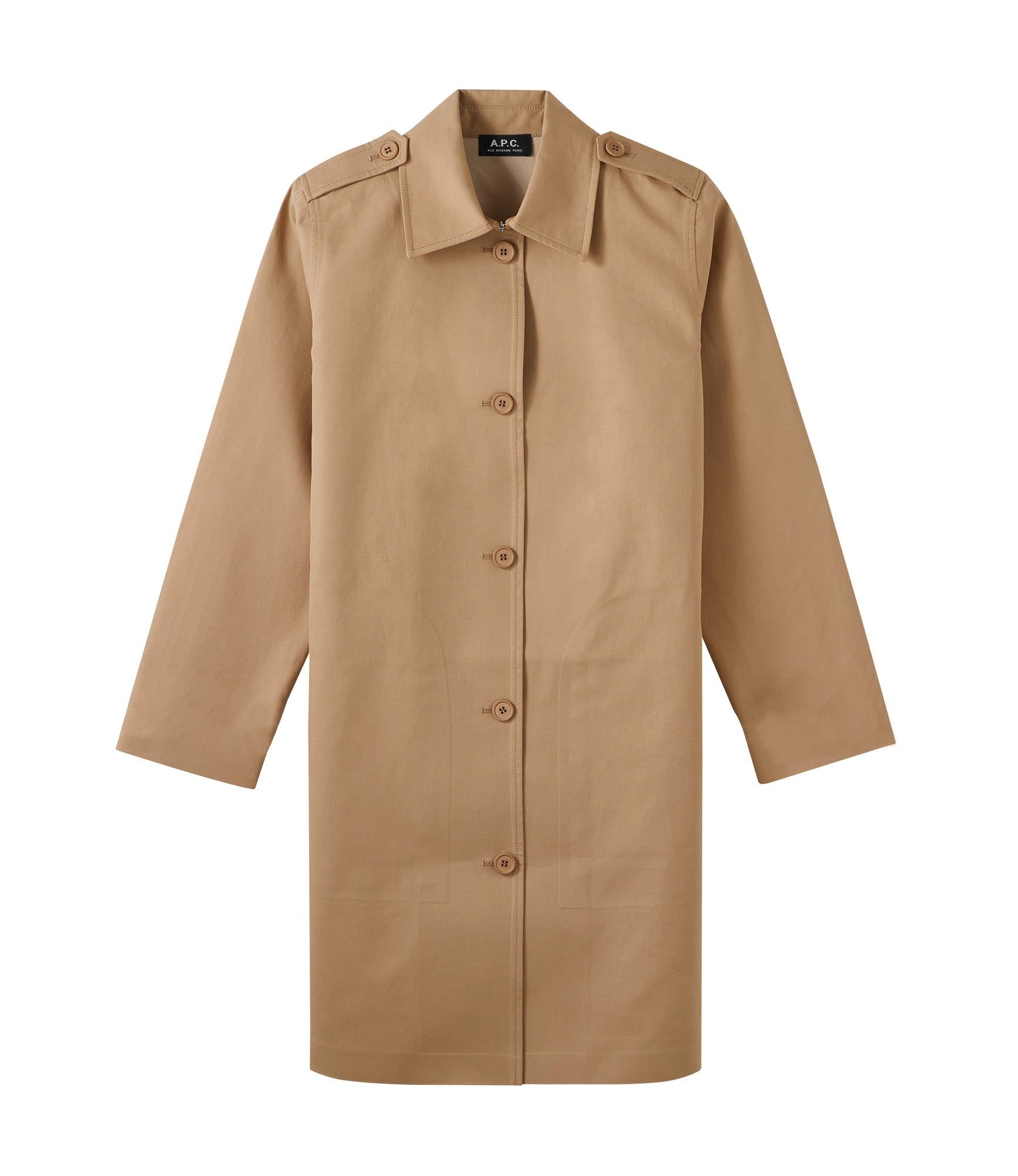 Justine raincoat sold by A.P.C.