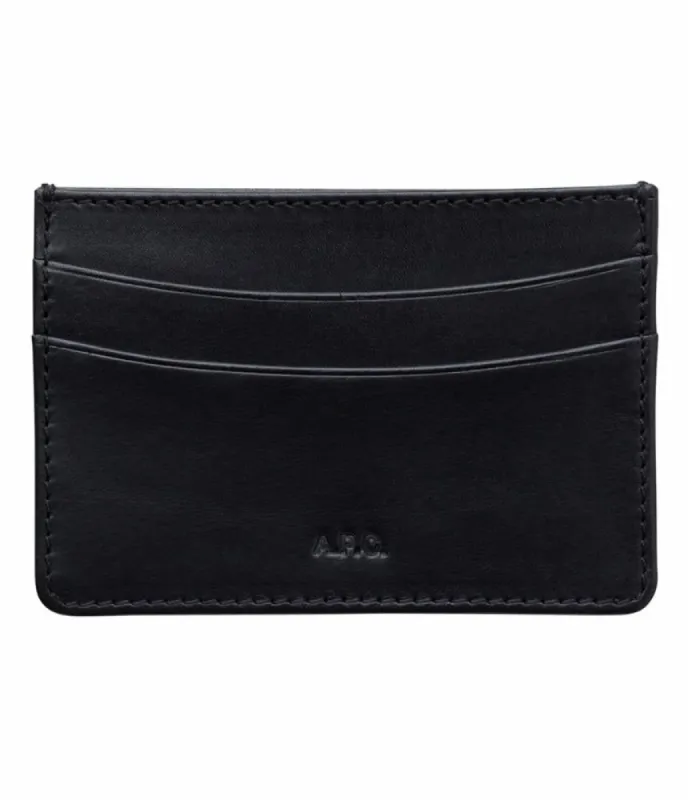 Portecartes Minimal Cuir Epais sold by A.P.C.