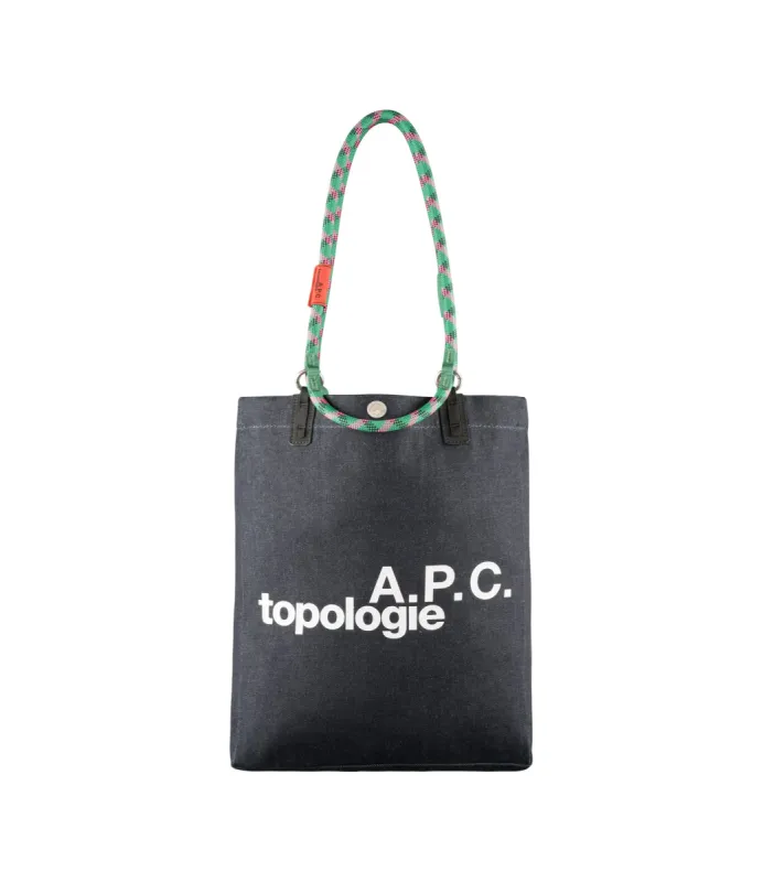 ＜A.P.C.＞Topologie デニム トートバッグ ユニセックス A.P.C. Topologie tote bag | Parallel