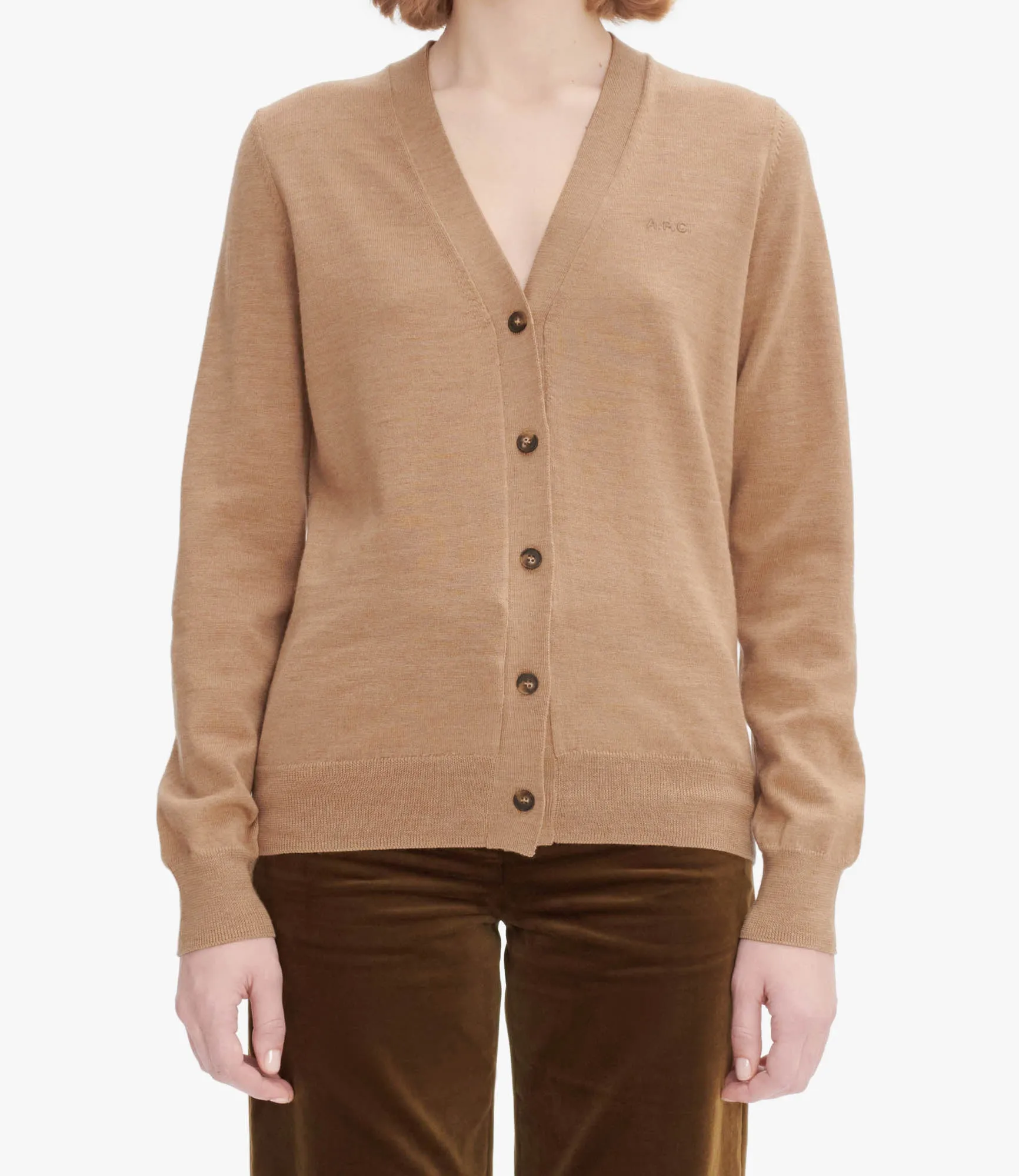 Salomé Logo cardigan sold by A.P.C. product image thumbnail 4