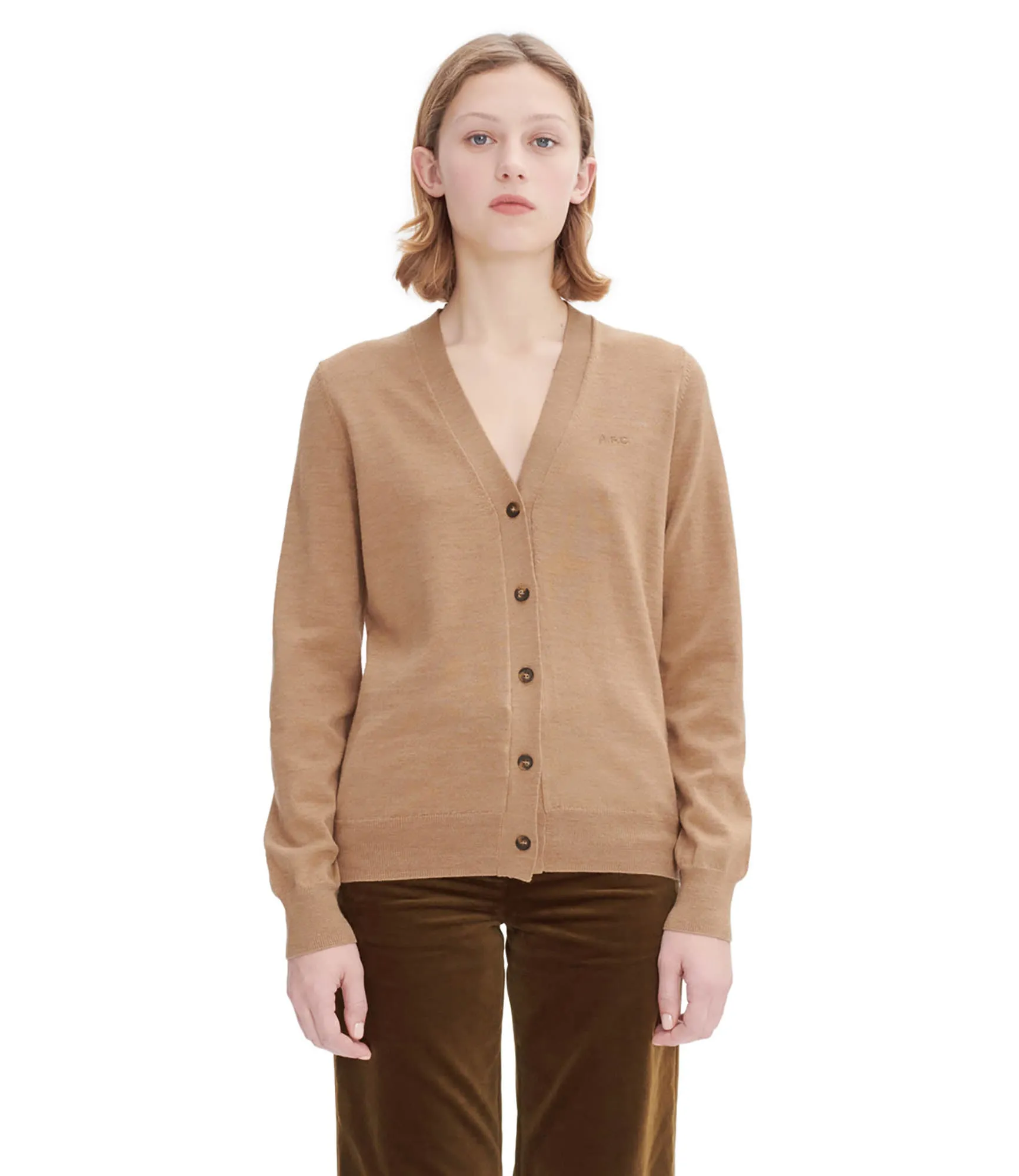 Salomé Logo cardigan sold by A.P.C.